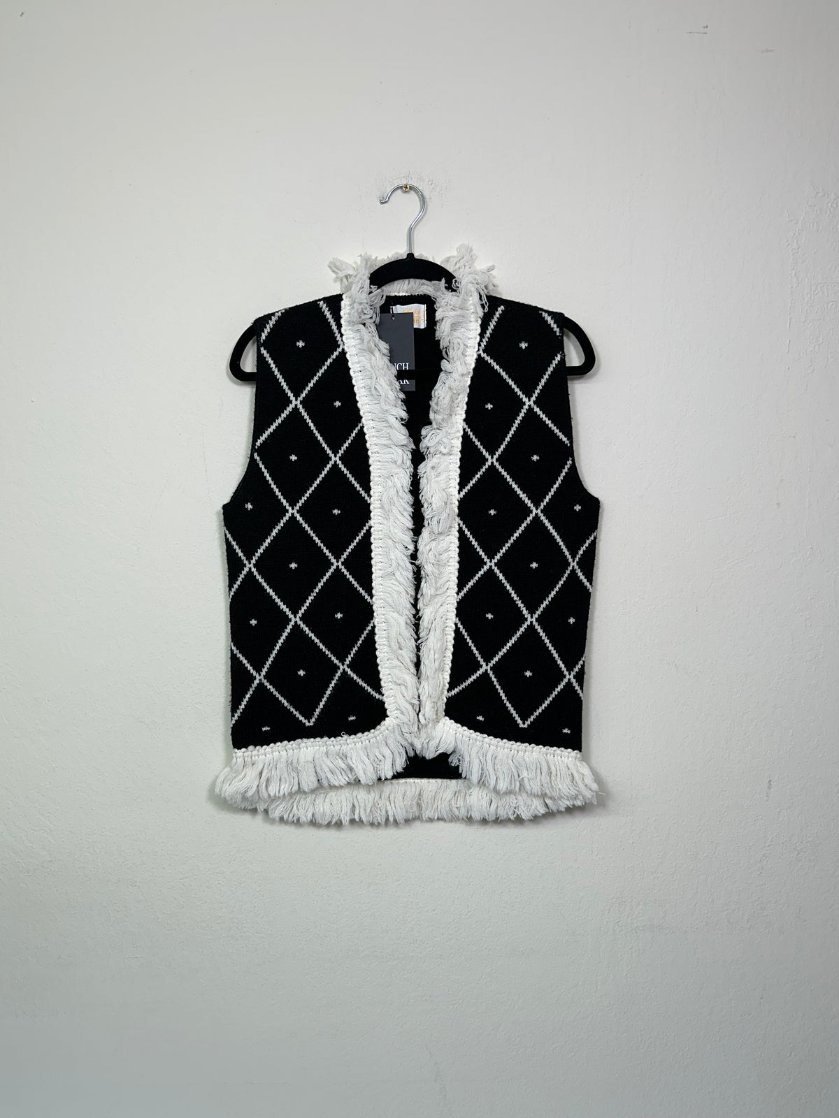 70s Fringe Knit Vest