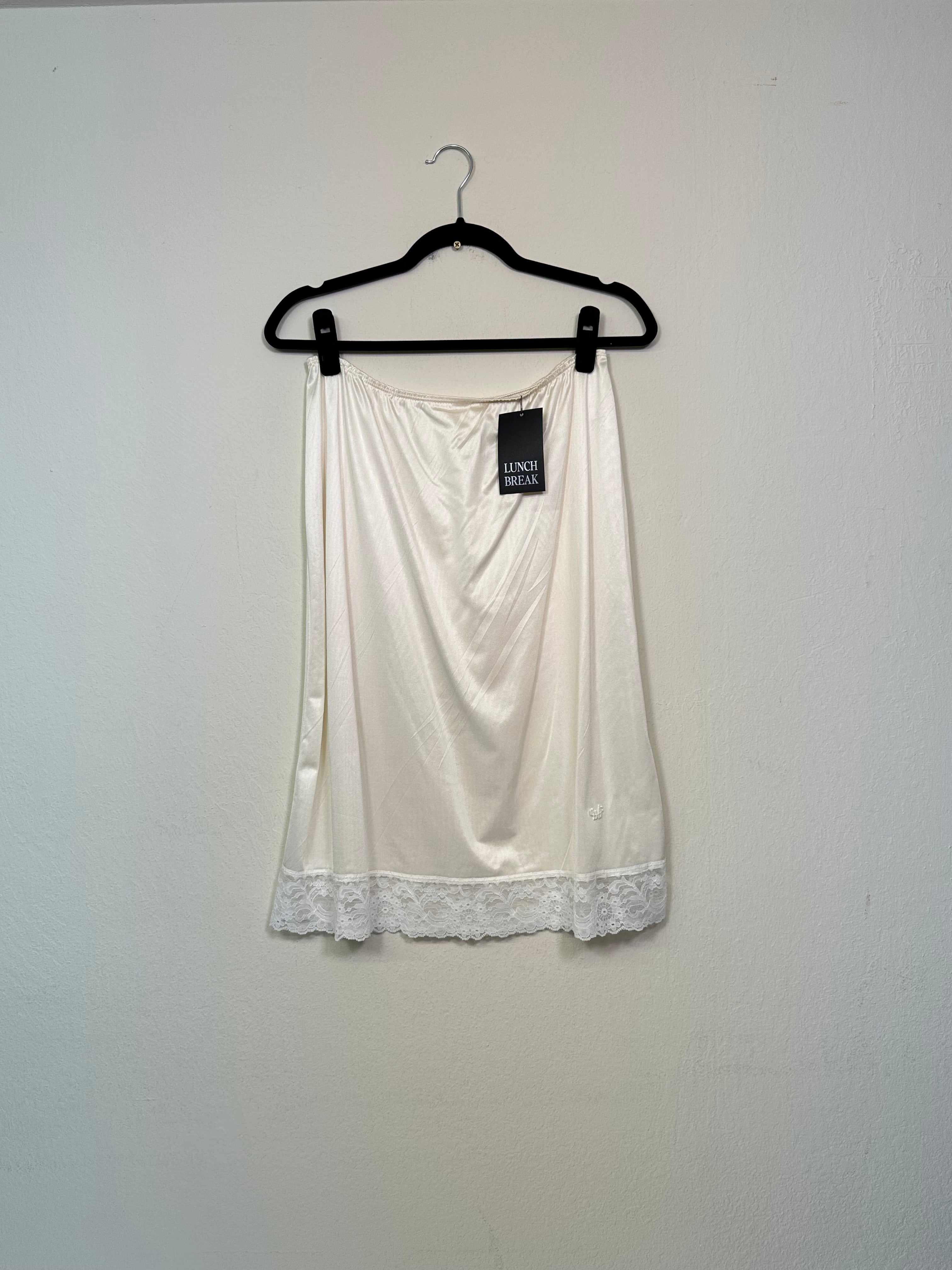 70s Diane von Furstenberg Vintage Ivory Slip