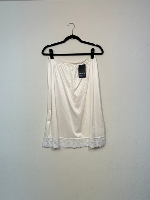 70s Diane von Furstenberg Vintage Ivory Slip