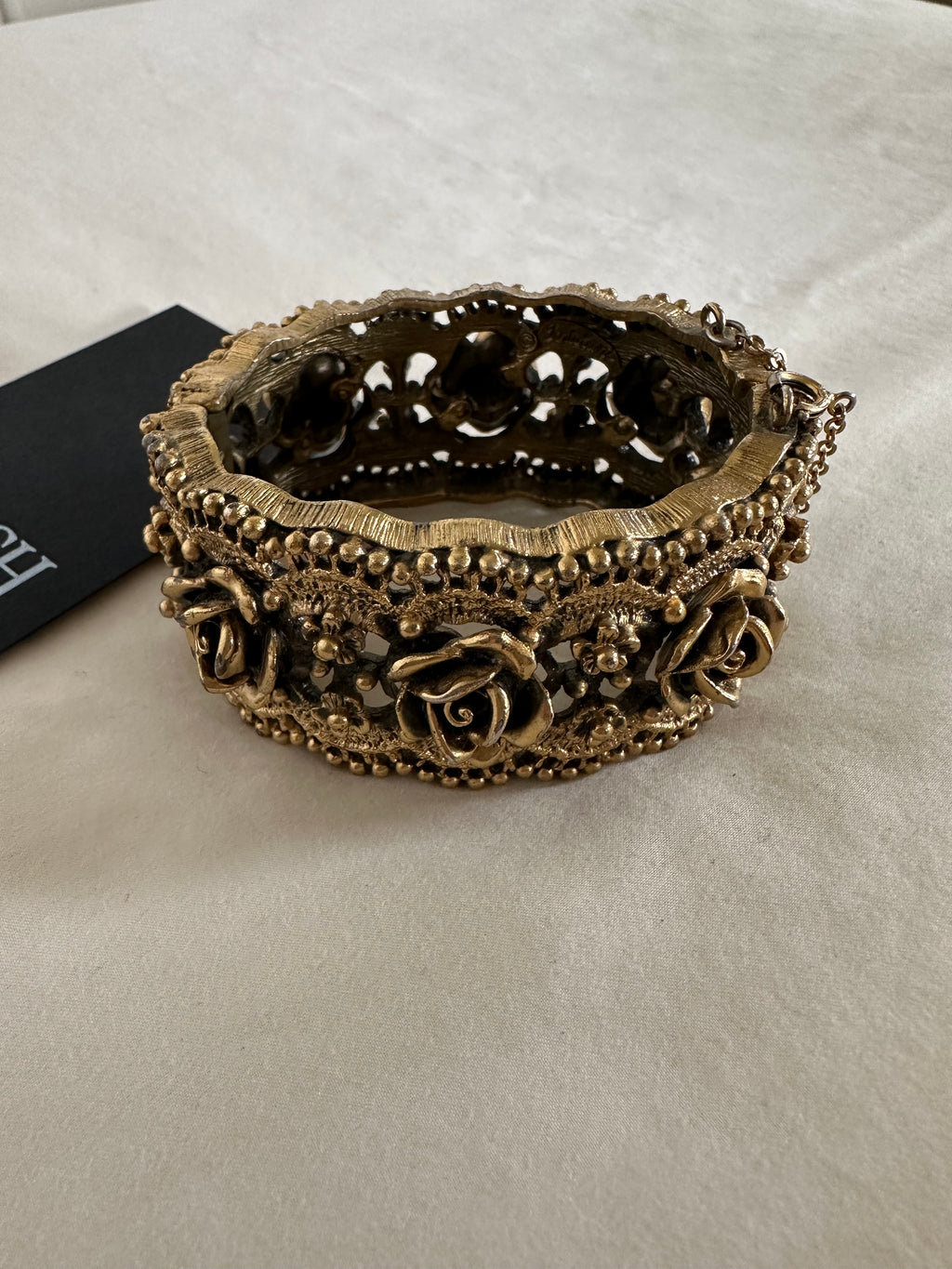 Tortolani Rose Clamper Bracelet