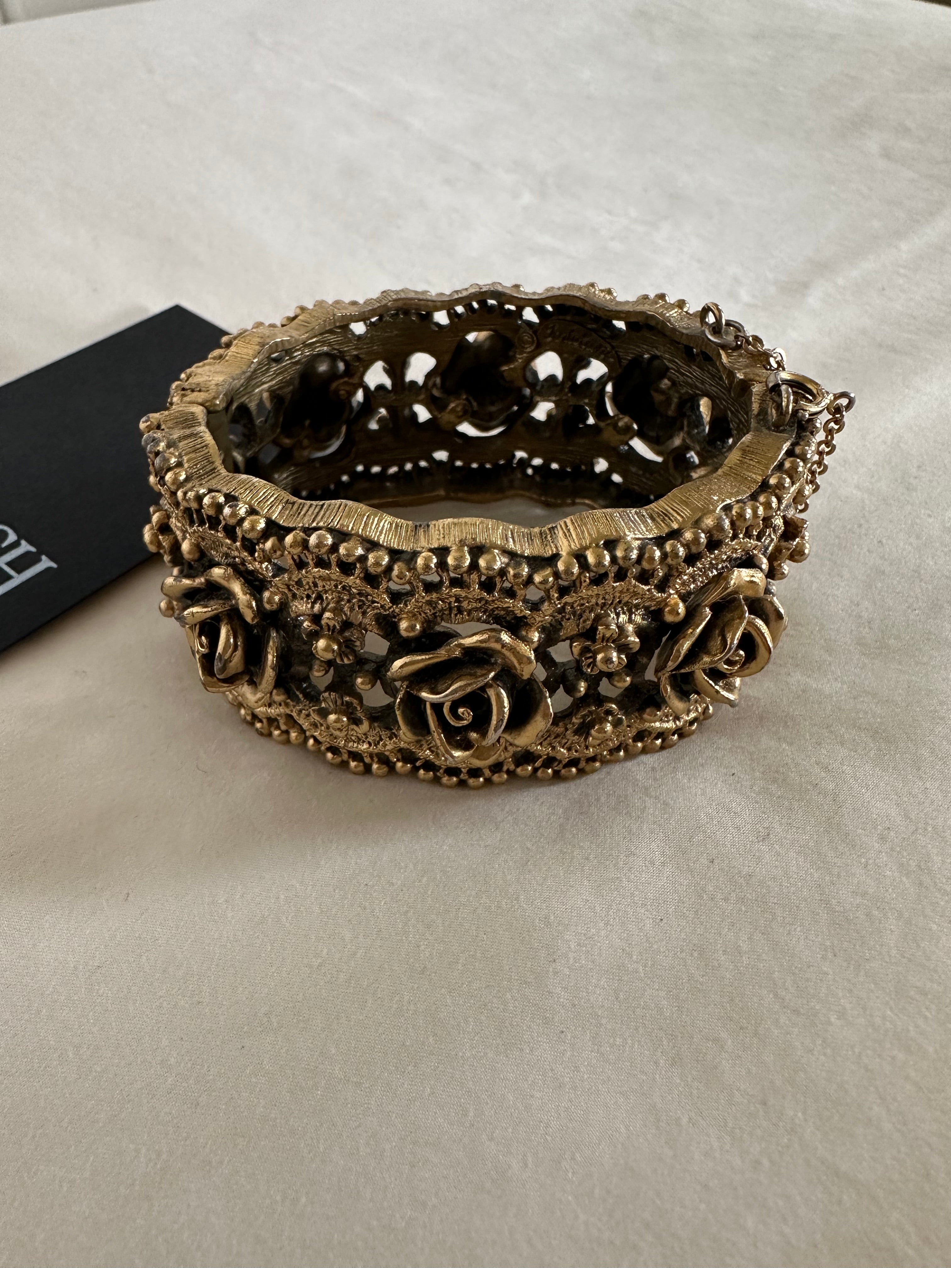 Tortolani Rose Clamper Bracelet