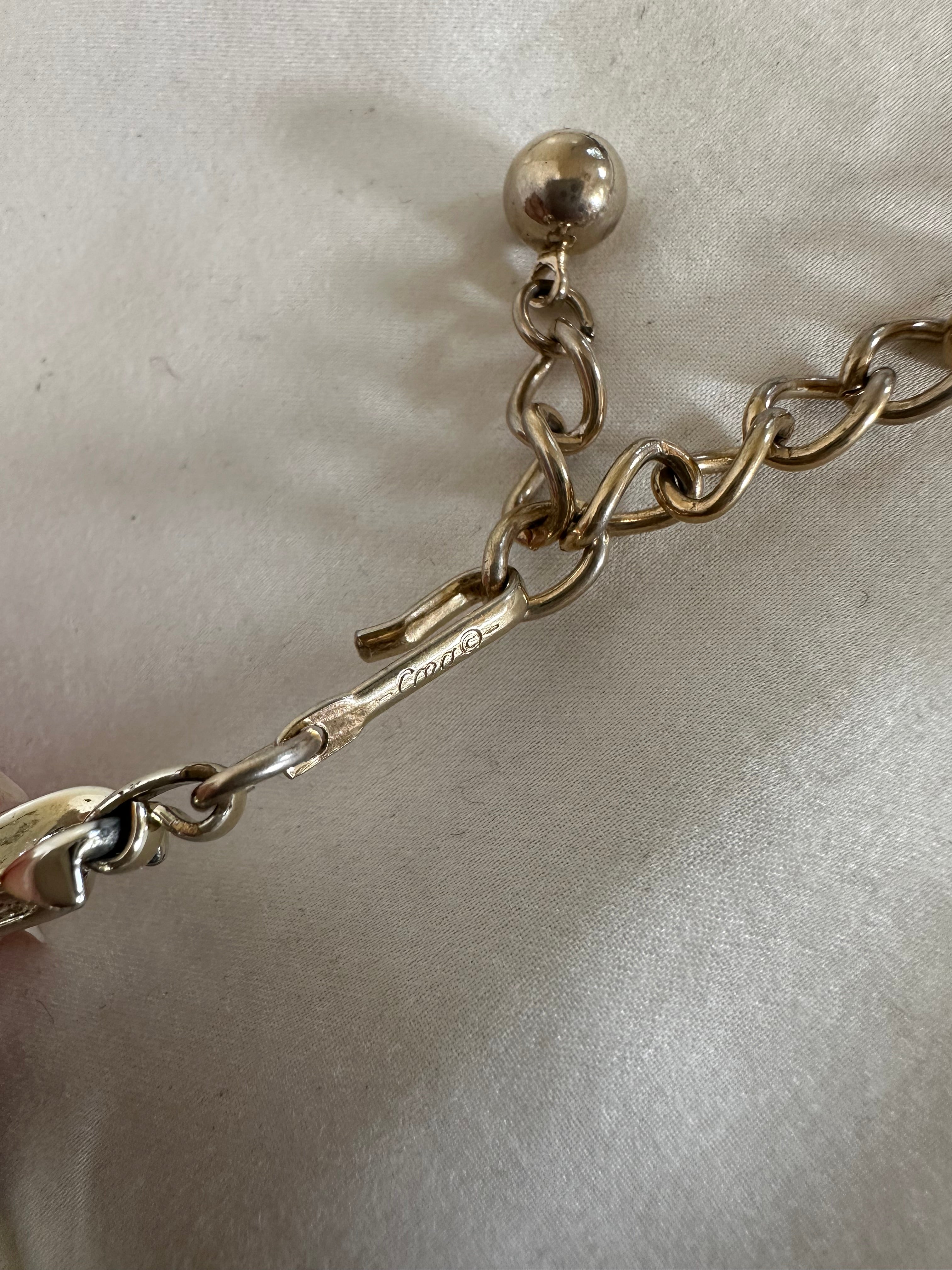 Coro Vintage Choker Necklace (pale gold)