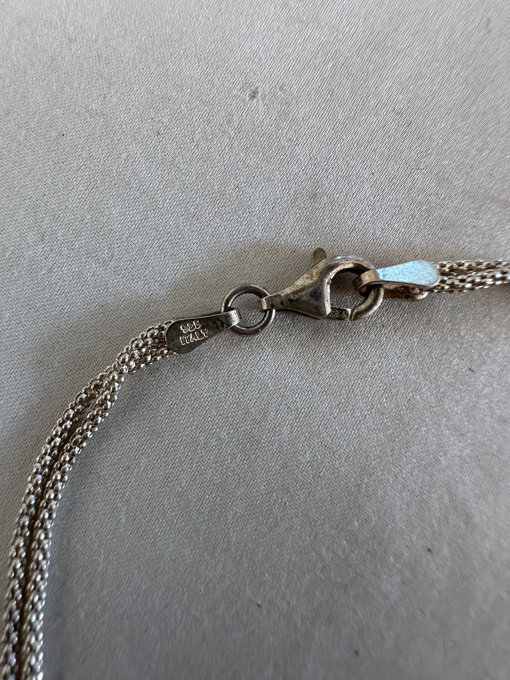 Sterling Silver Knot Chain Bracelet