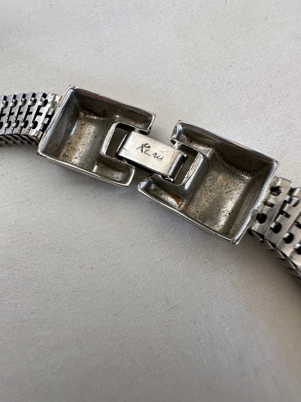 Kara Silver-Tone Mesh Choker