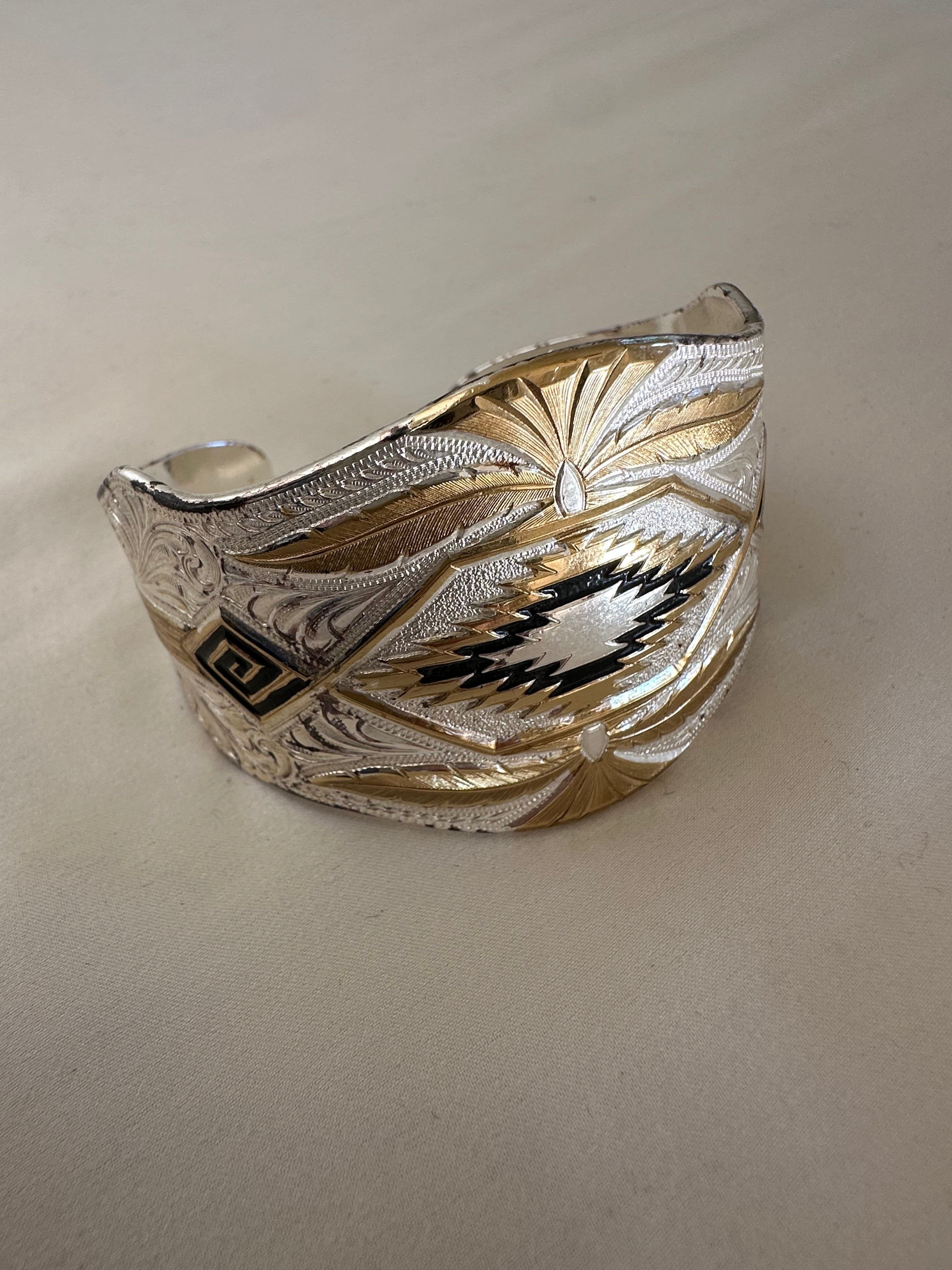 Engraved Cuff Bracelet Cuff