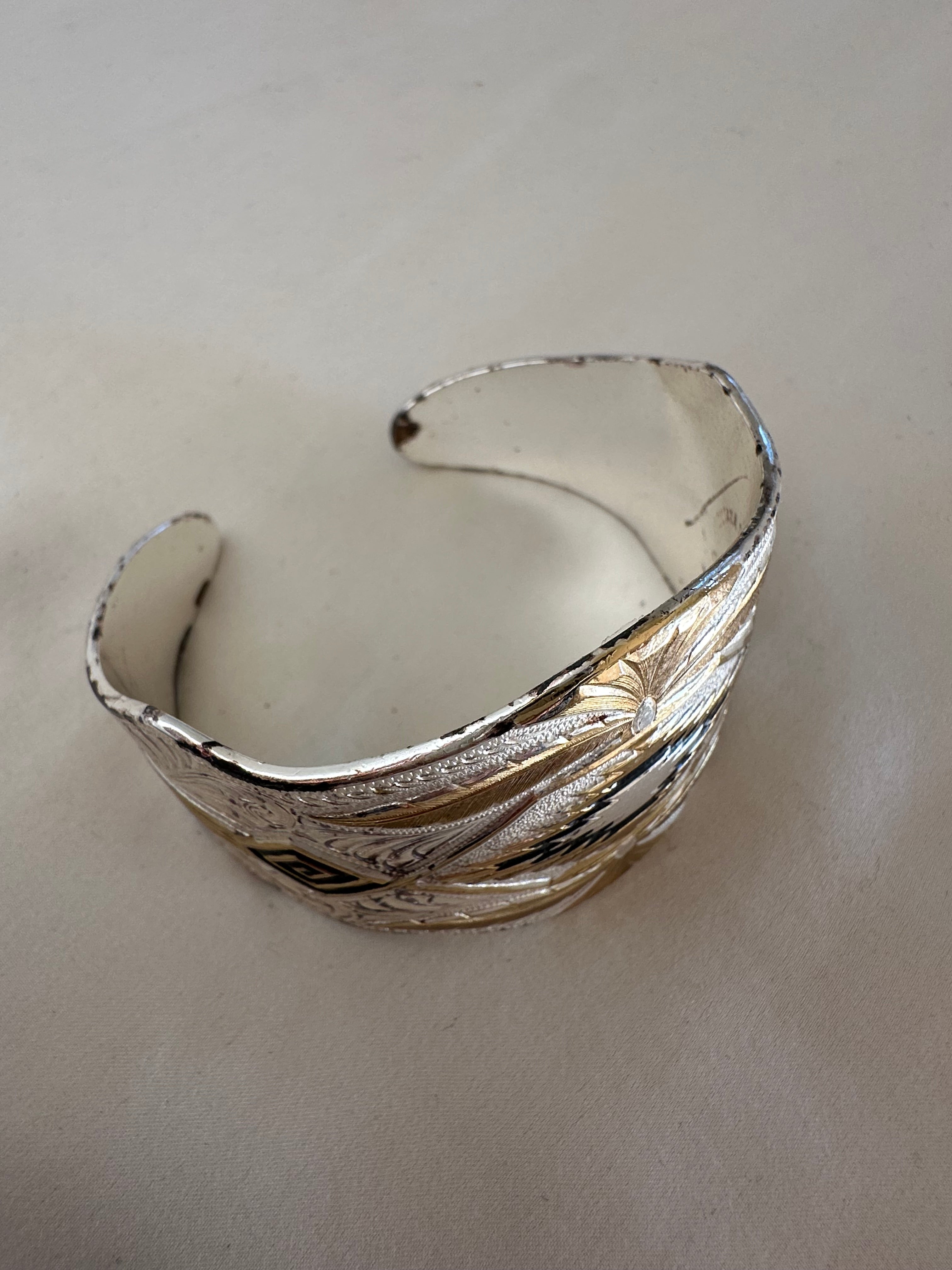 Engraved Cuff Bracelet Cuff