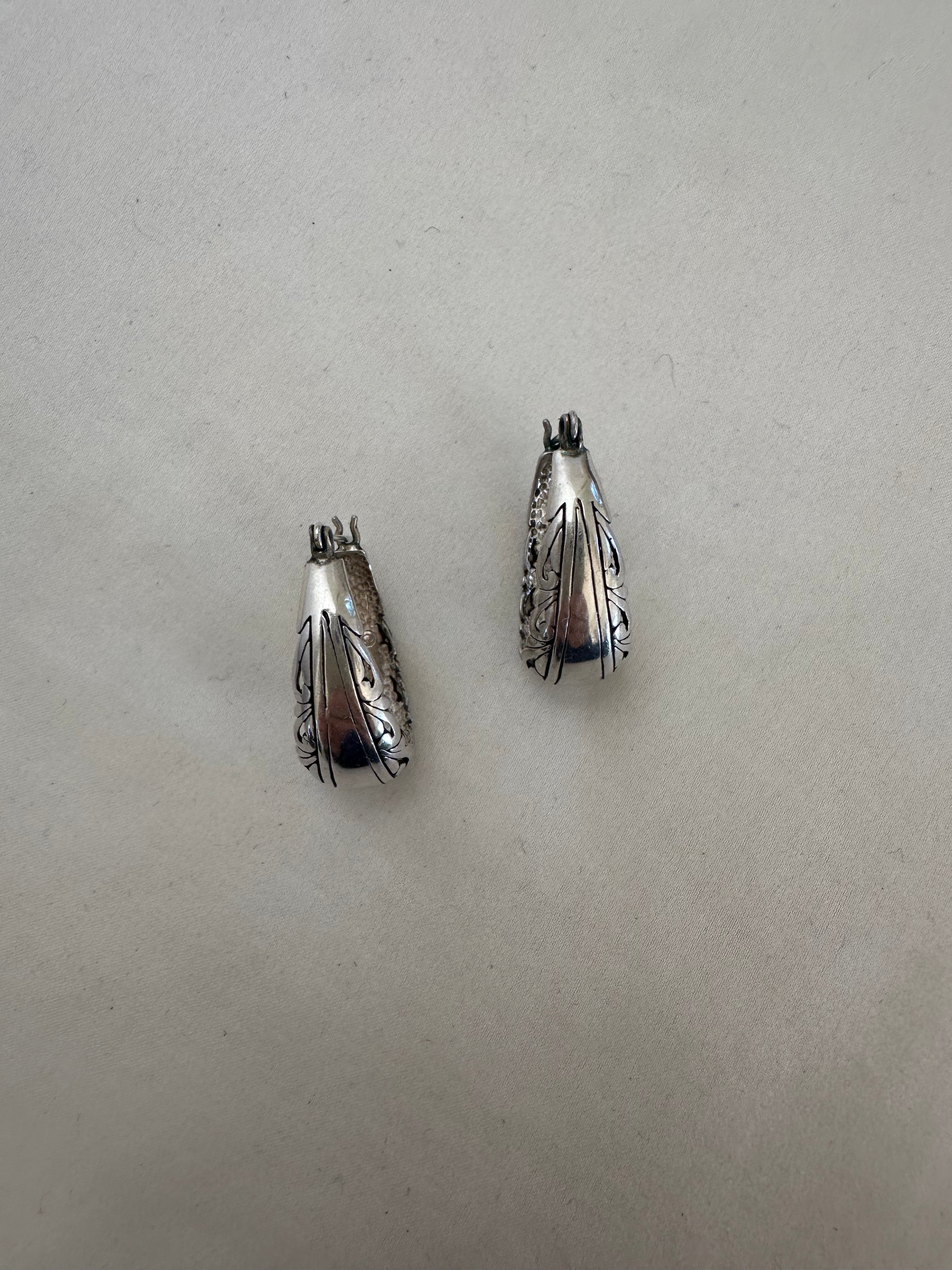 Jezlaine Sterling Silver Hoops