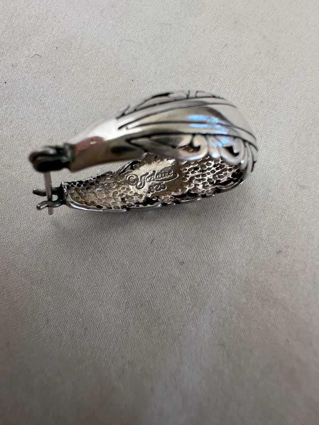 Jezlaine Sterling Silver Hoops