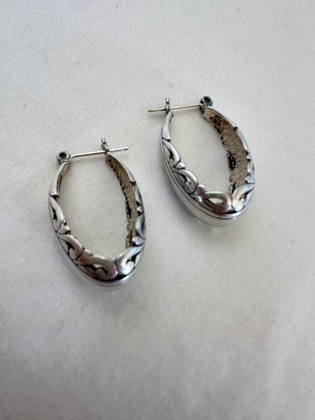 Jezlaine Sterling Silver Hoops