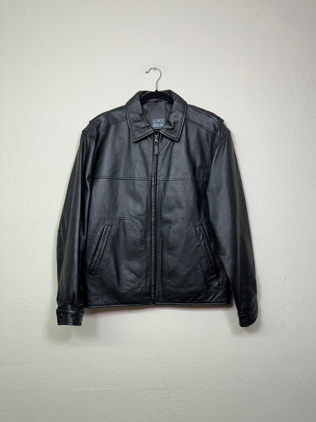 Boxy Leather Jacket