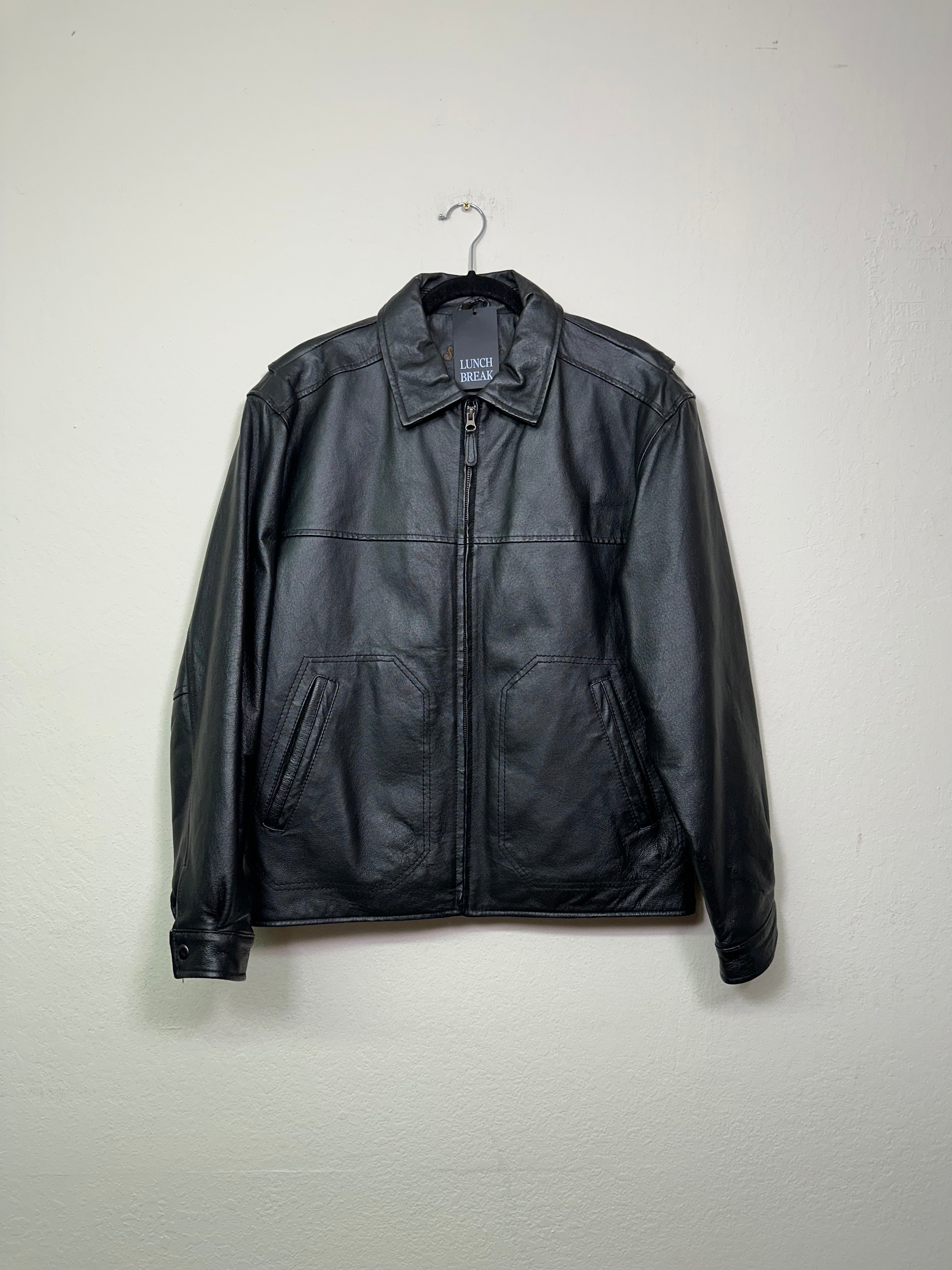 Boxy Leather Jacket