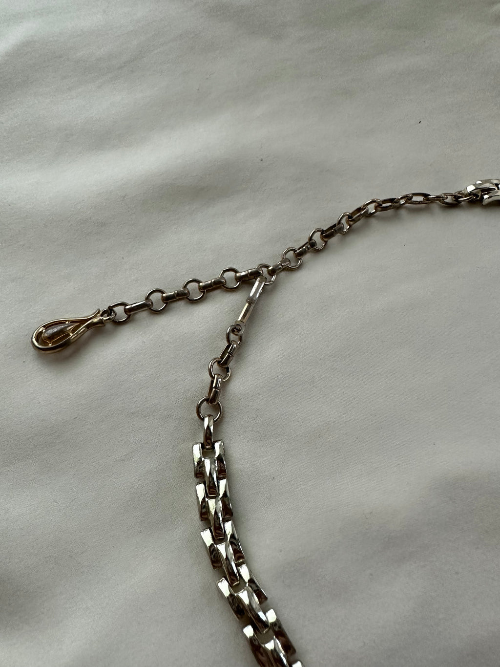 Coro Silver-Tone Chain Necklace