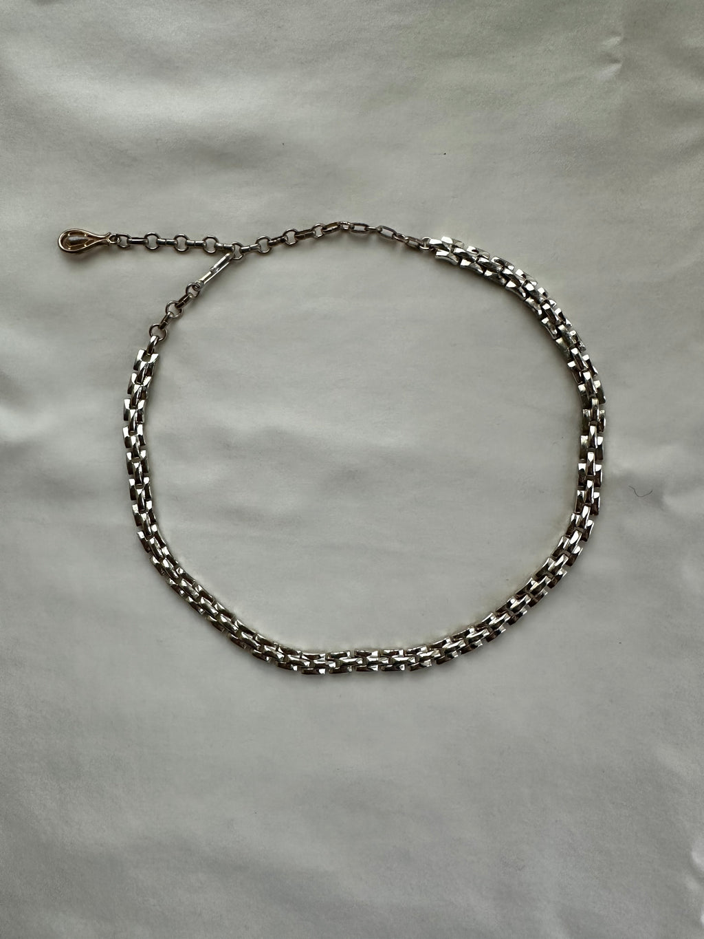 Coro Silver-Tone Chain Necklace