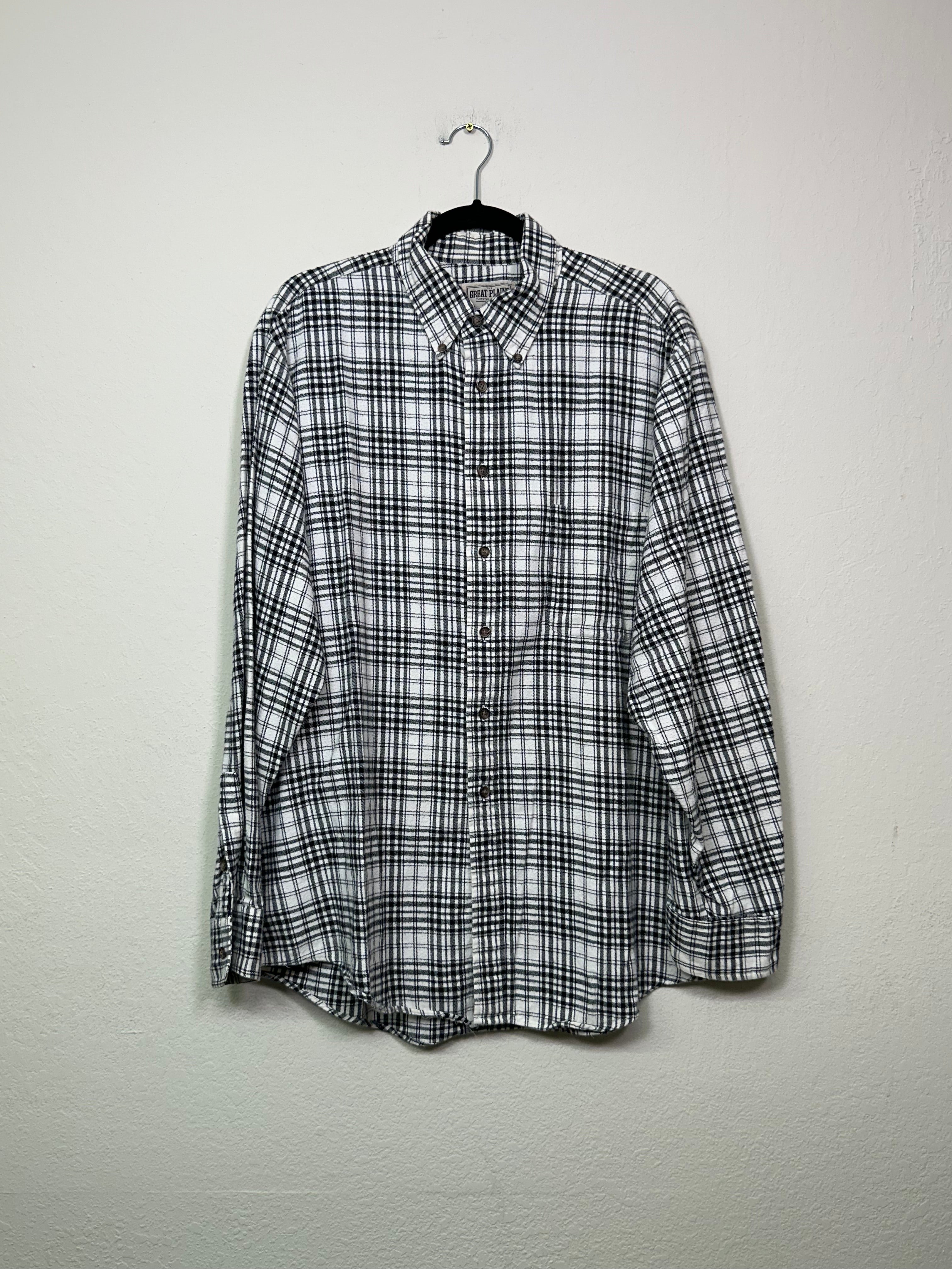 Vintage Plaid Flannel Shirt