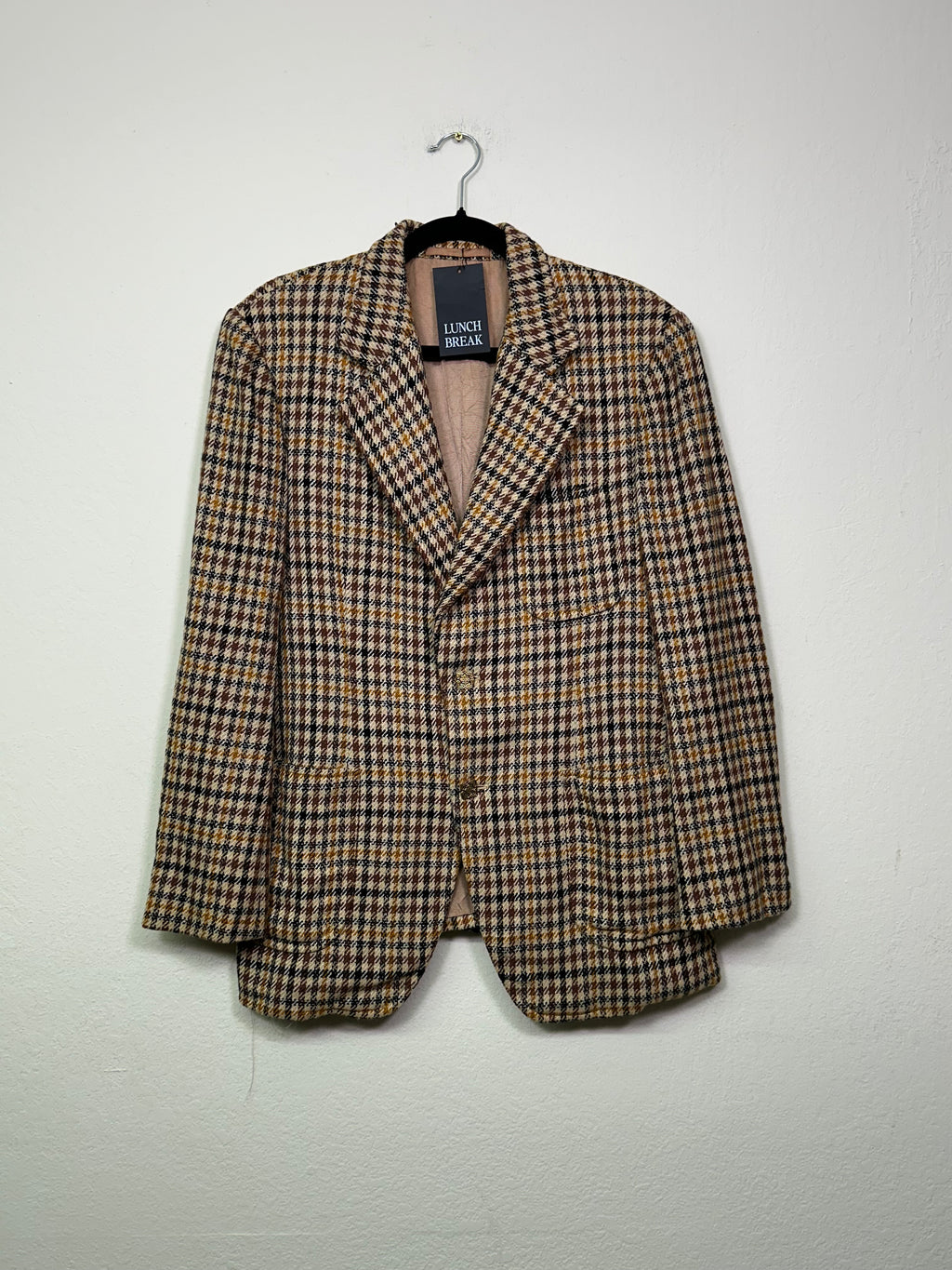 70s Plaid Blazer