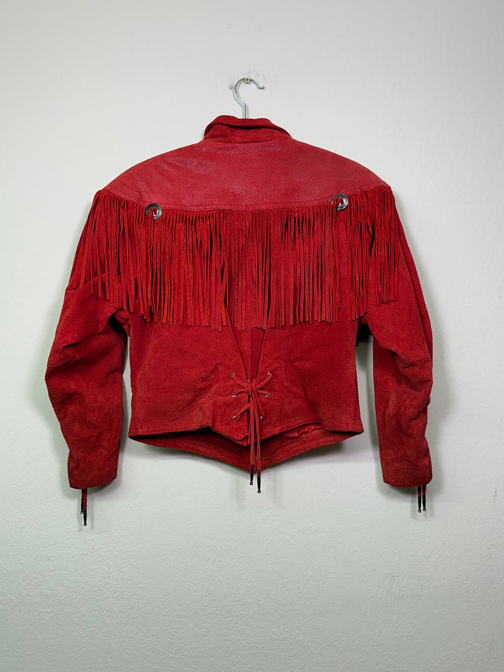 Western Fringe Leather Jacket