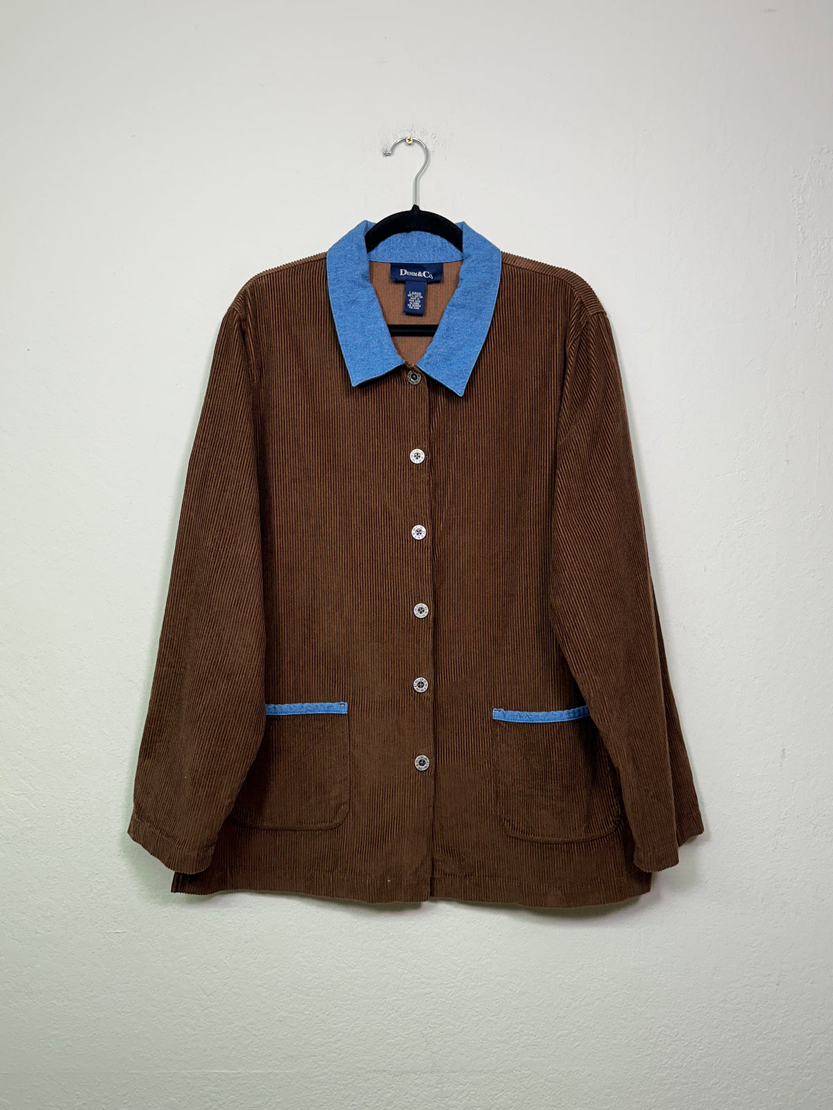 Corduroy Button-Up Jacket
