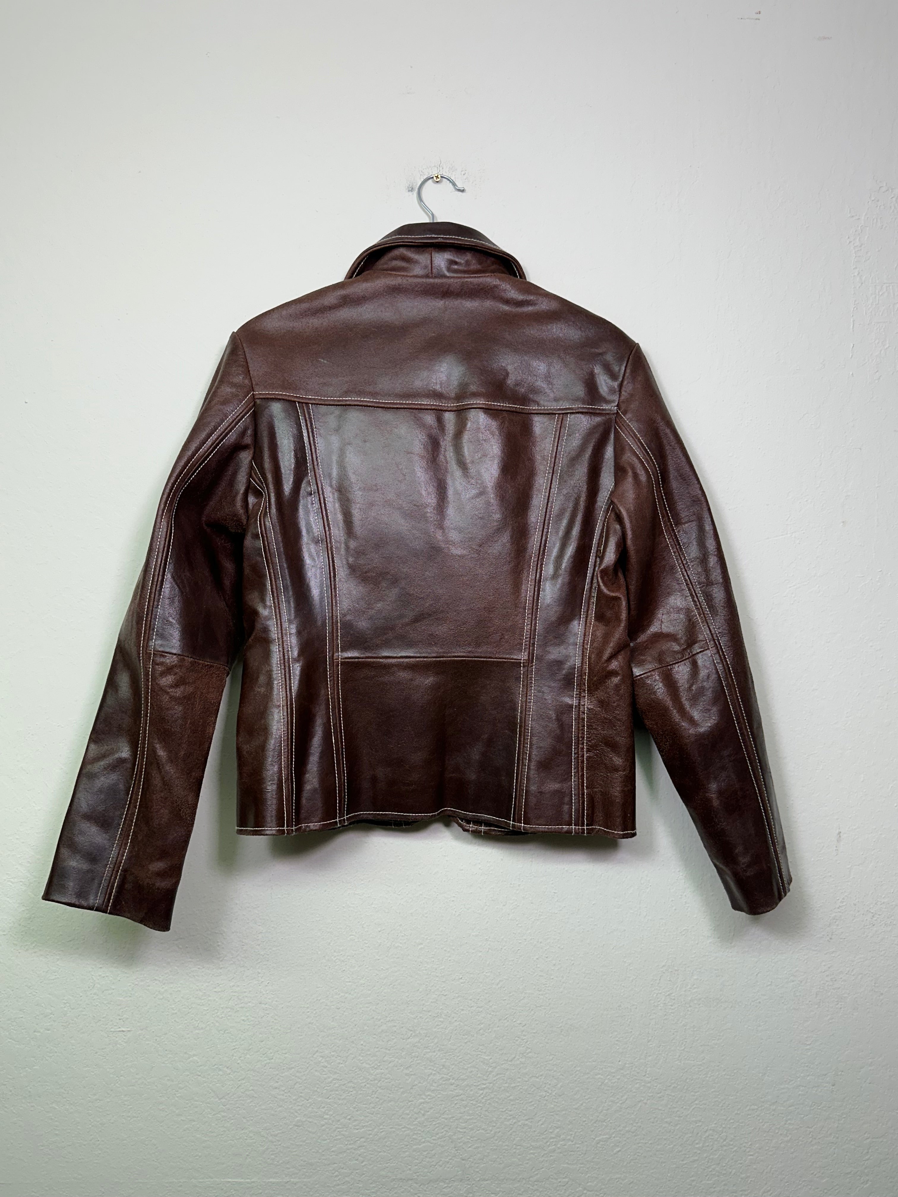 Wilson’s Maxima Brown Leather Jacket