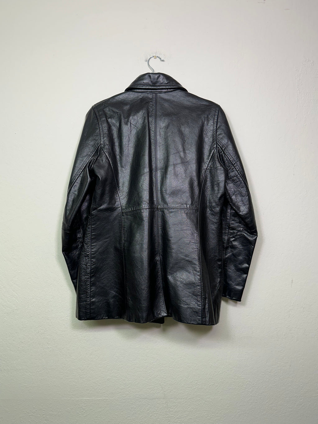 2002 GAP Double-Breasted Leather Jacket