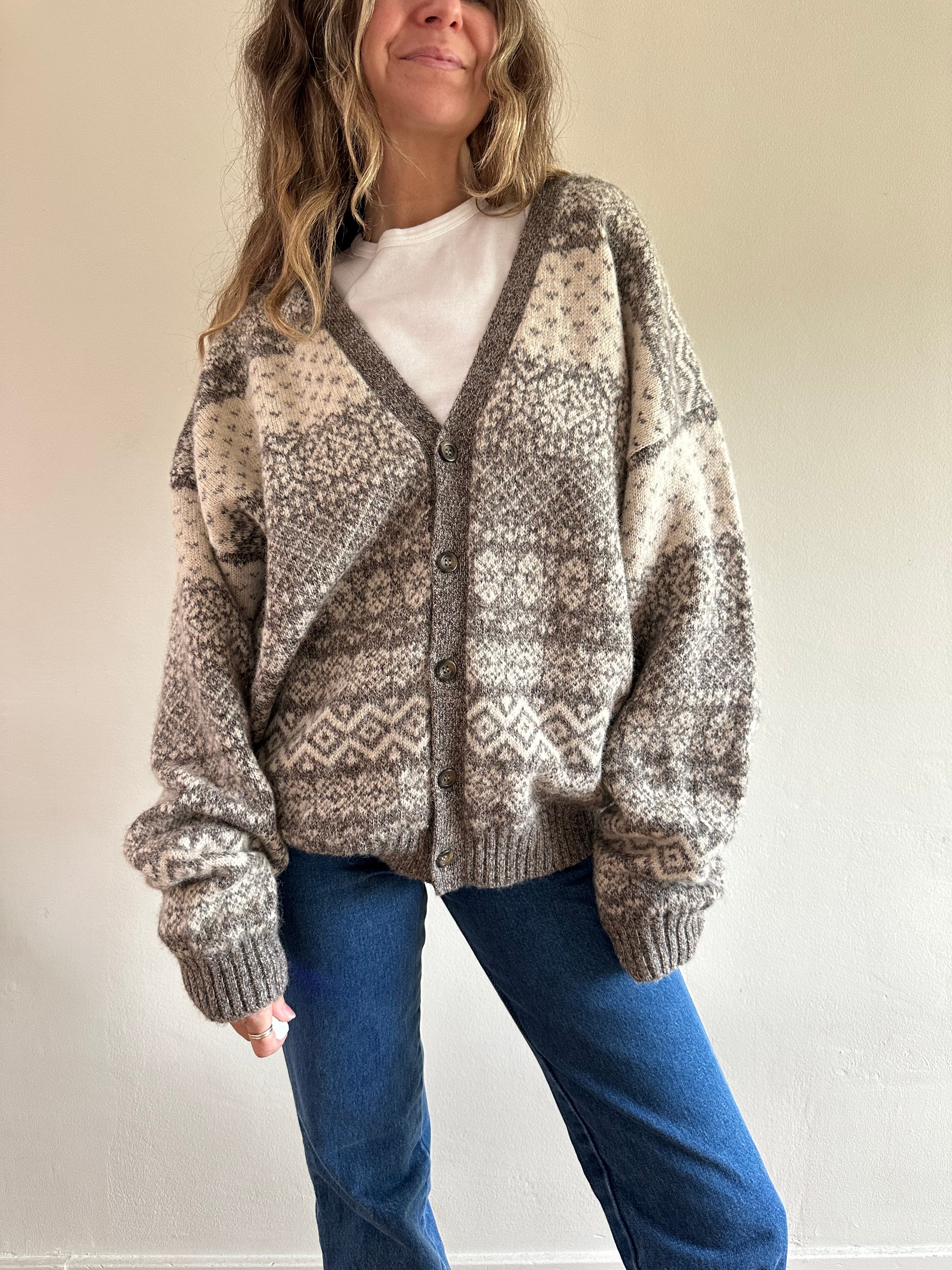 Shetland Wool Cardigan