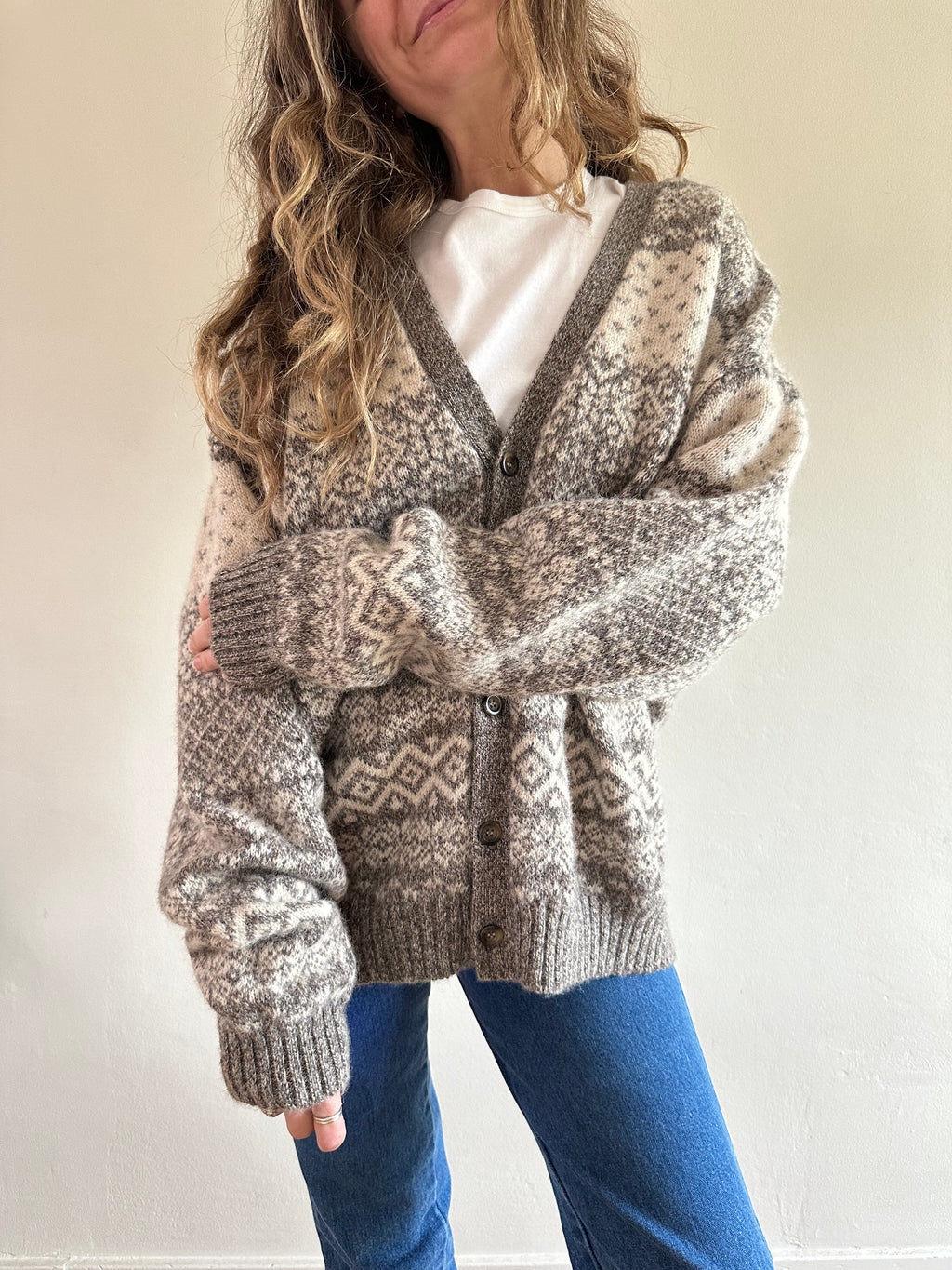 Shetland Wool Cardigan