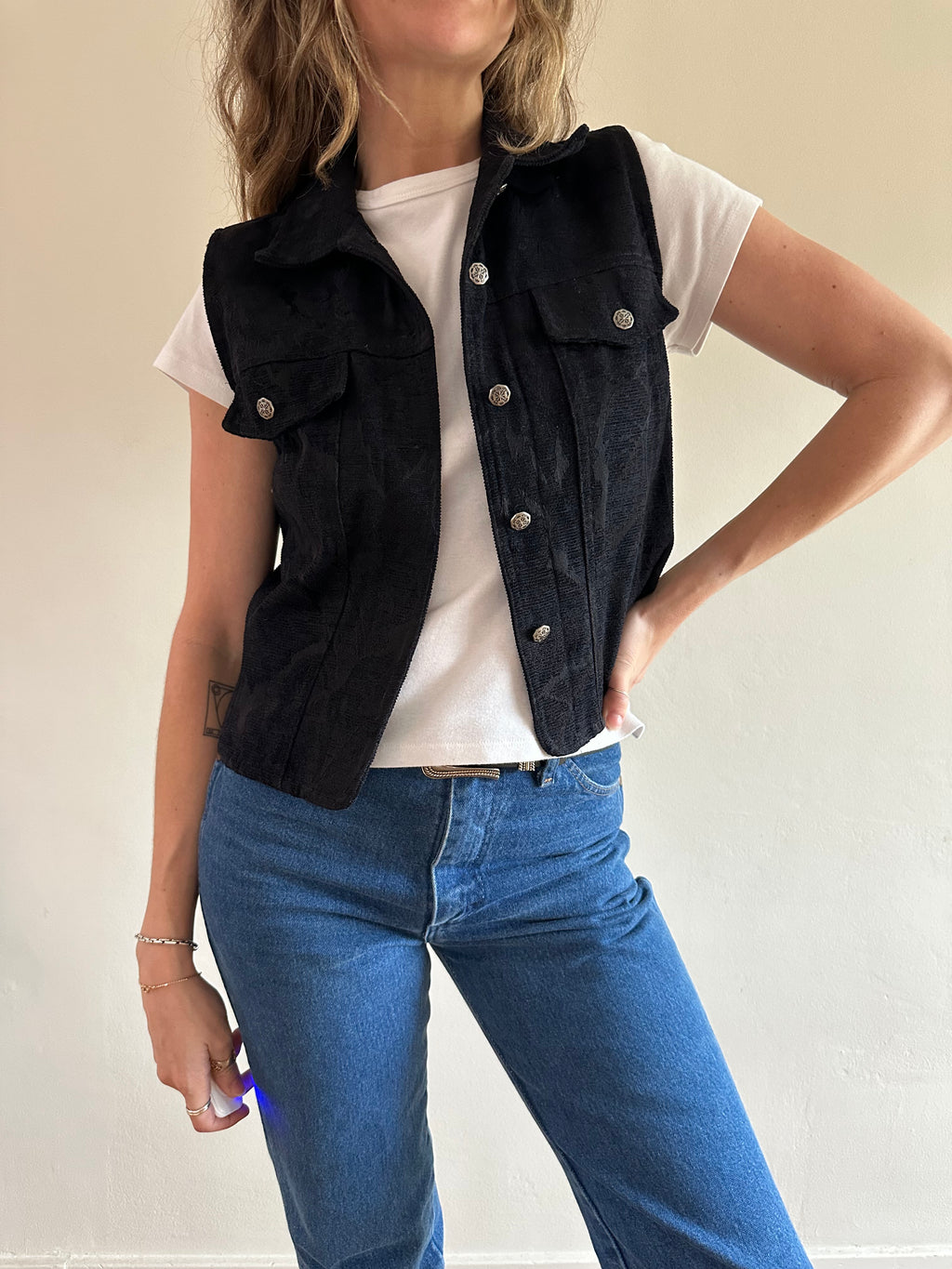 Brocade Western Vest