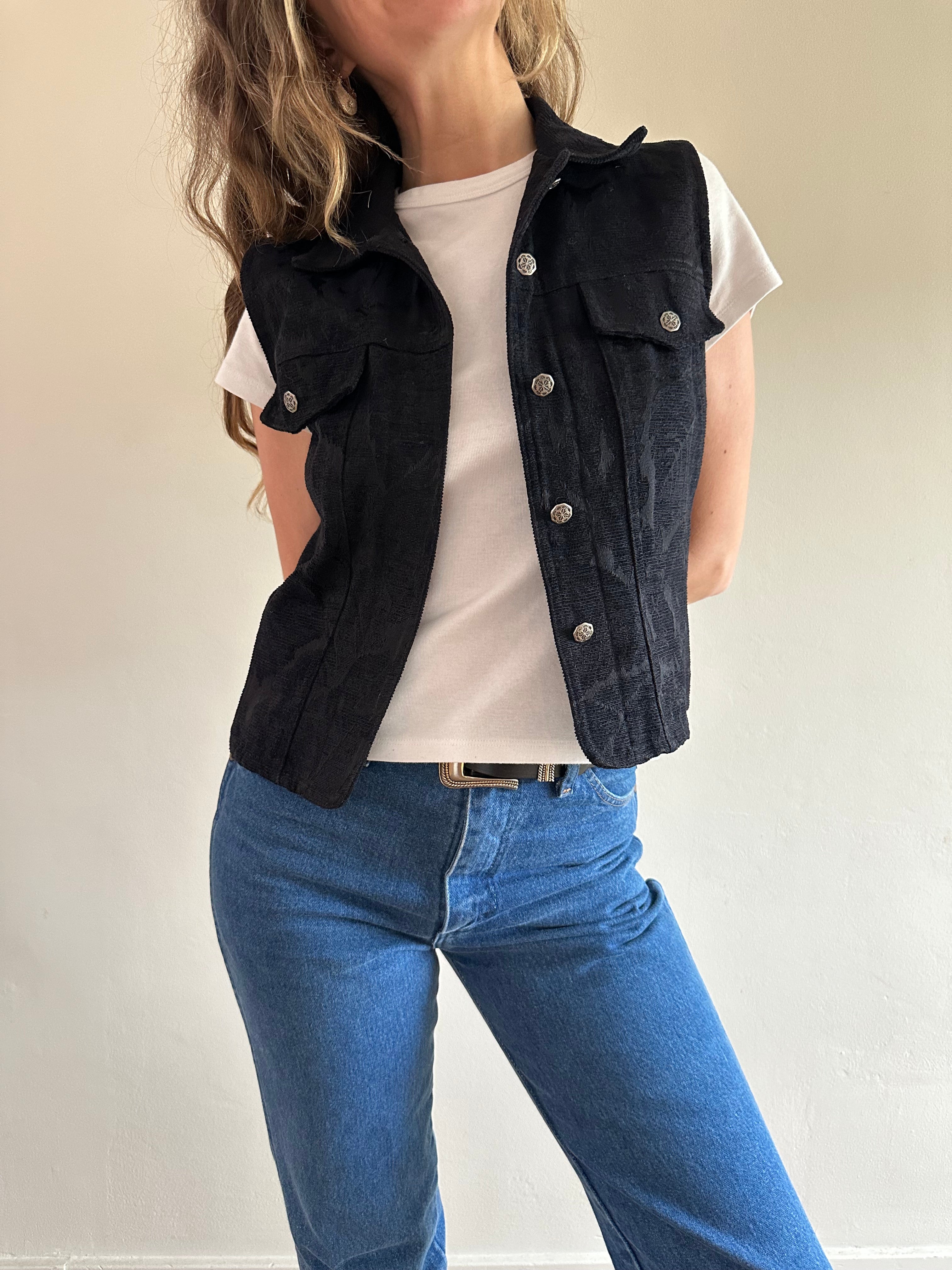 Brocade Western Vest