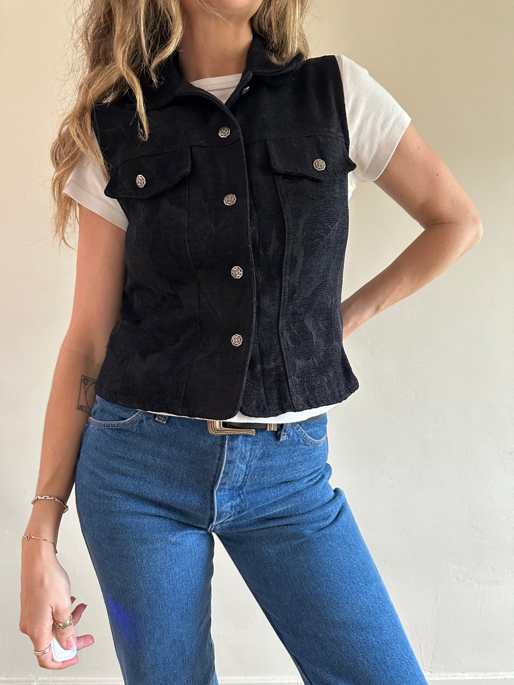 Brocade Western Vest