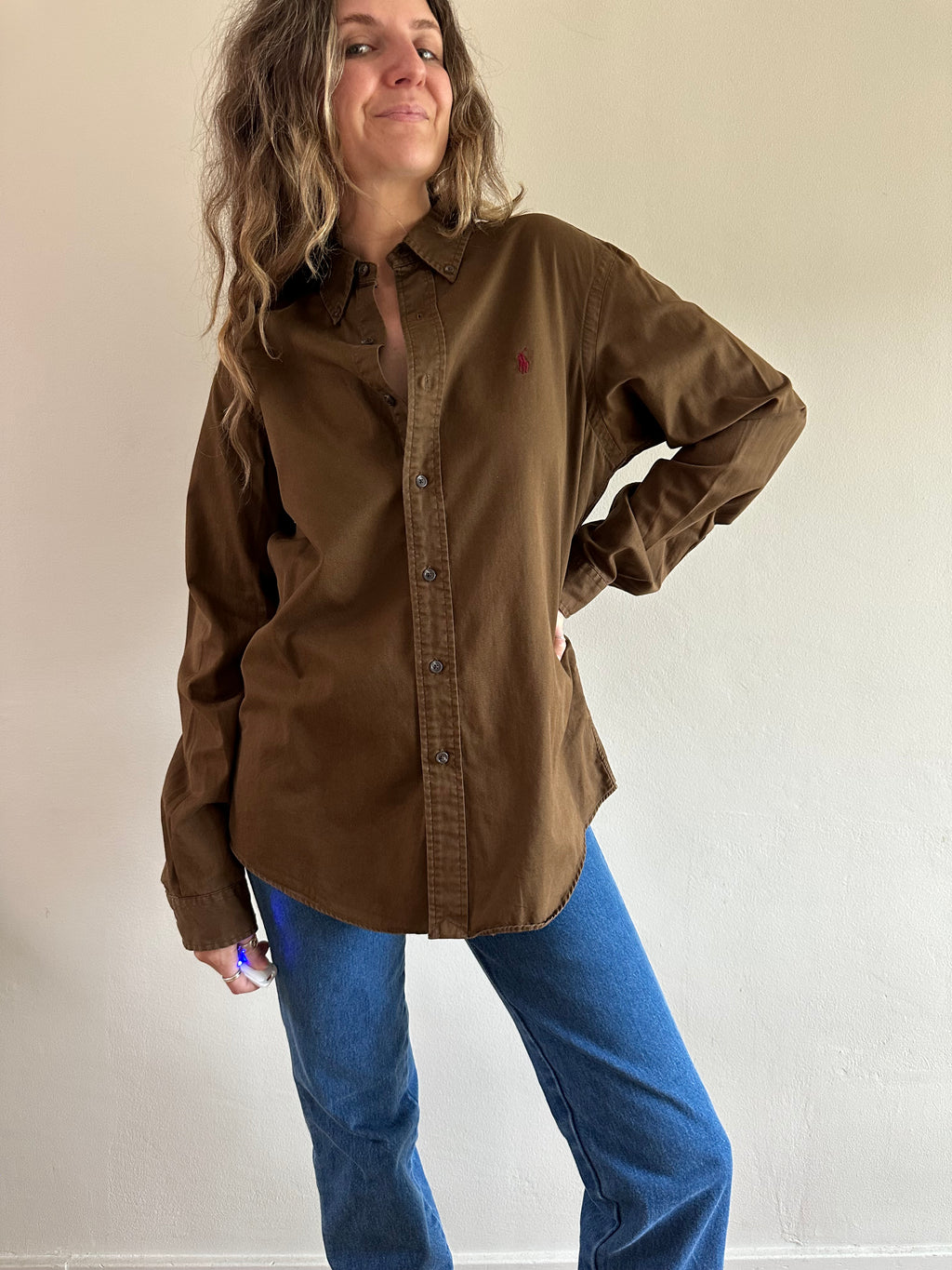 Ralph Lauren Cotton Button-Down Shirt