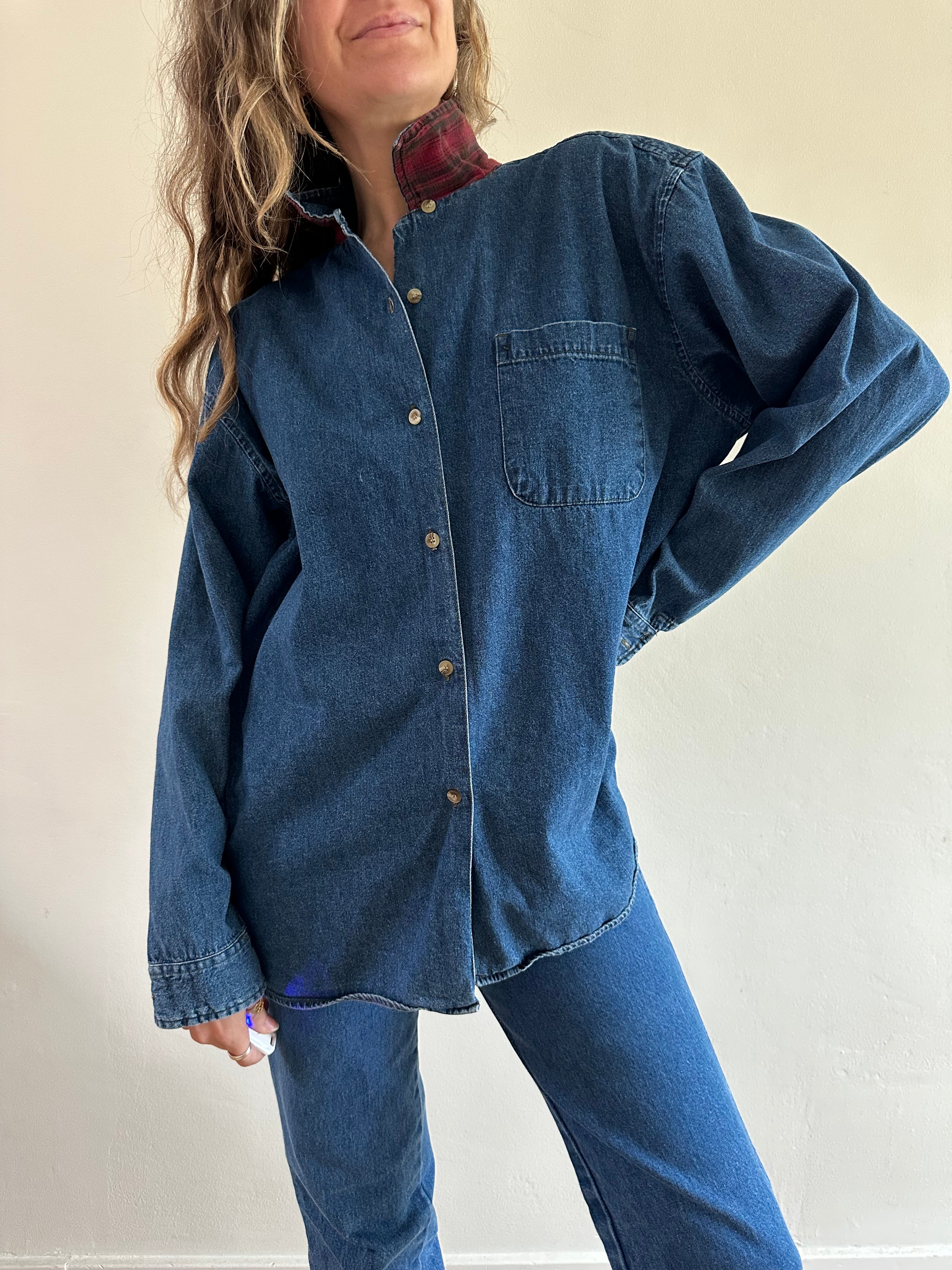 Woolrich Denim Button-Up Shirt