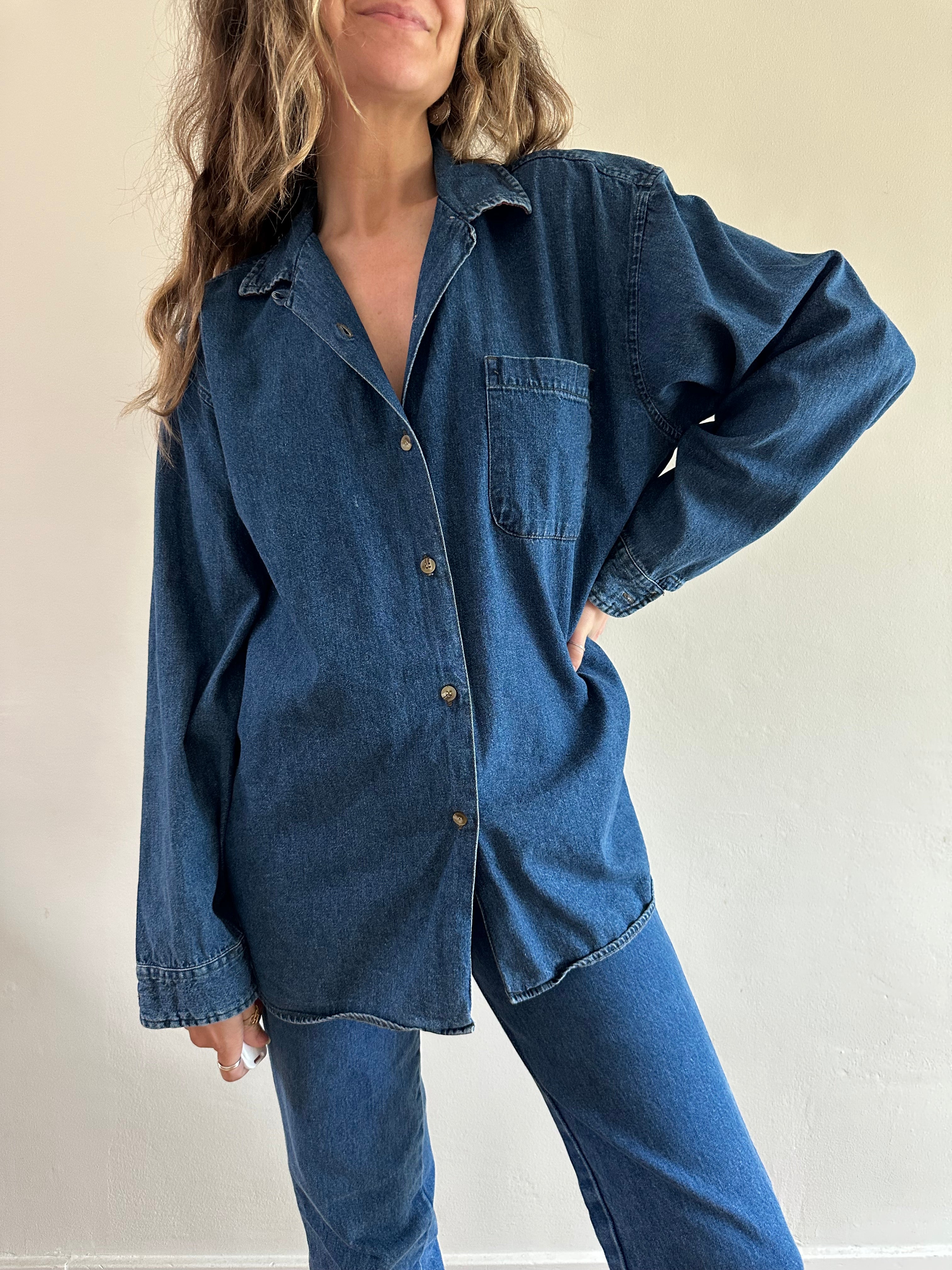 Woolrich Denim Button-Up Shirt