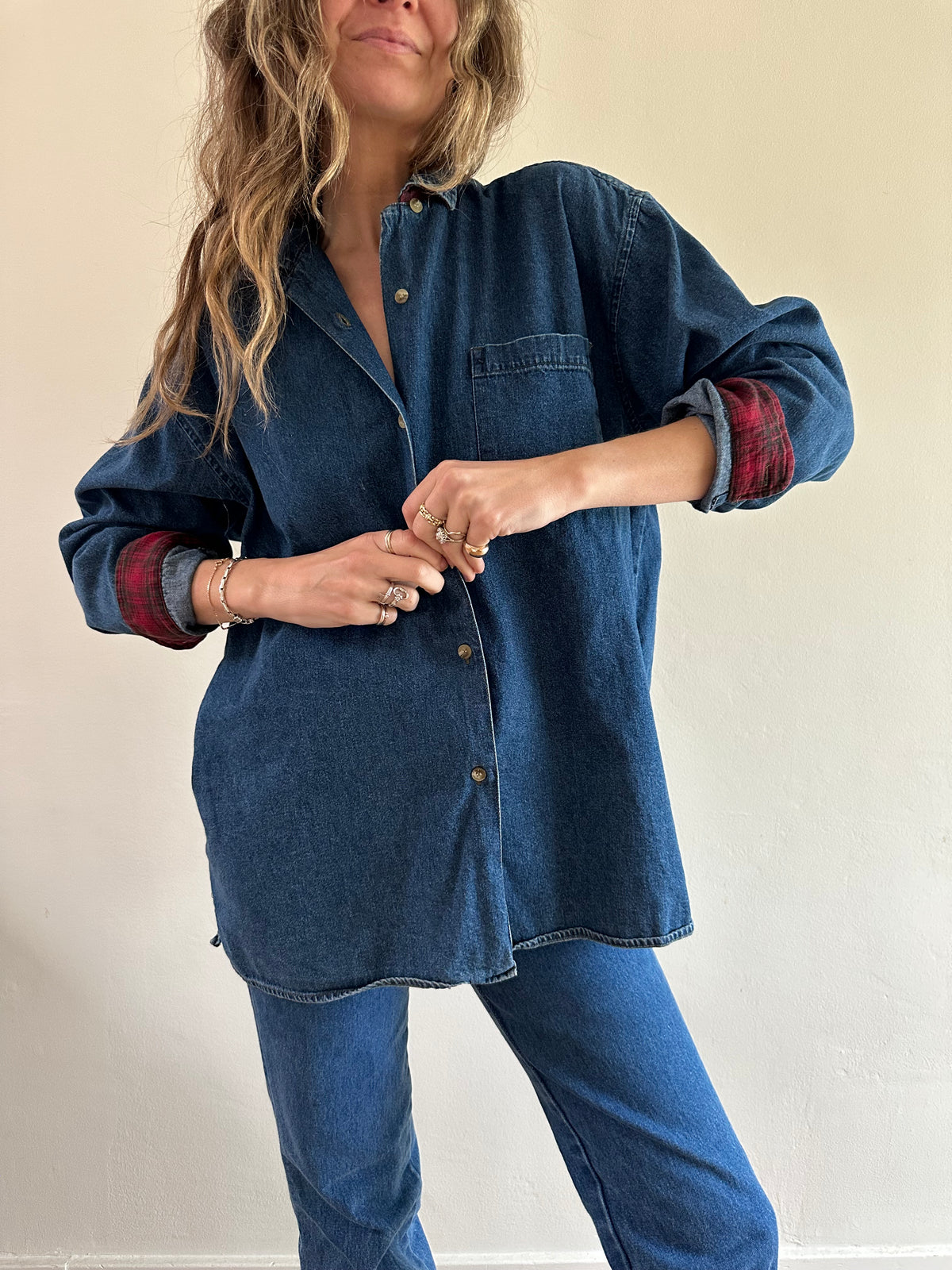 Woolrich Denim Button-Up Shirt