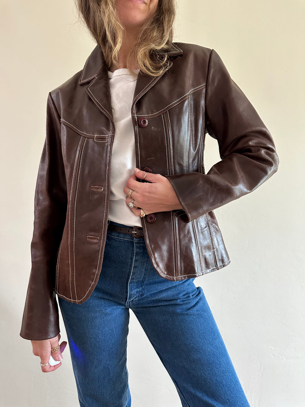 Wilson’s Maxima Brown Leather Jacket