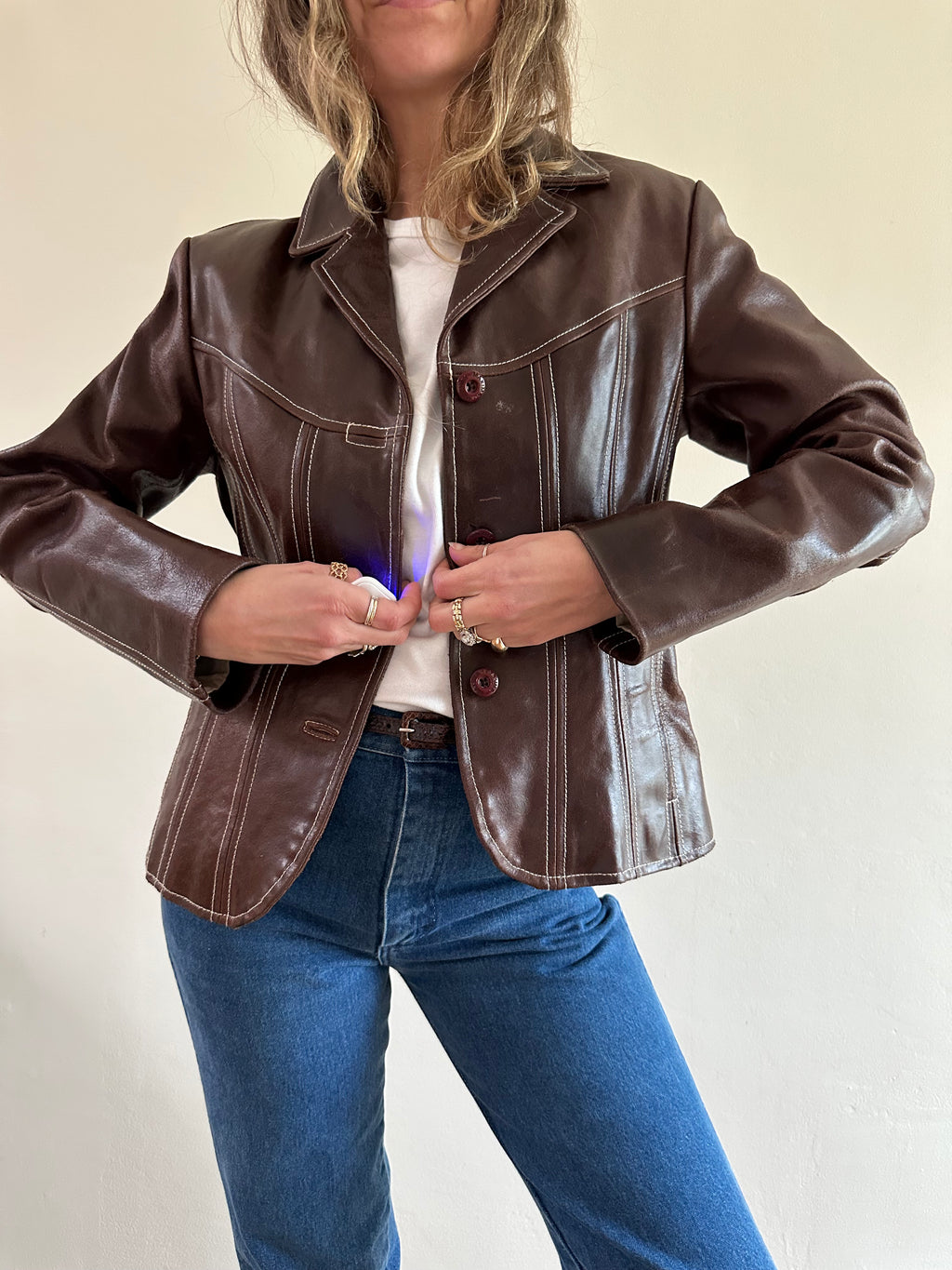 Wilson’s Maxima Brown Leather Jacket