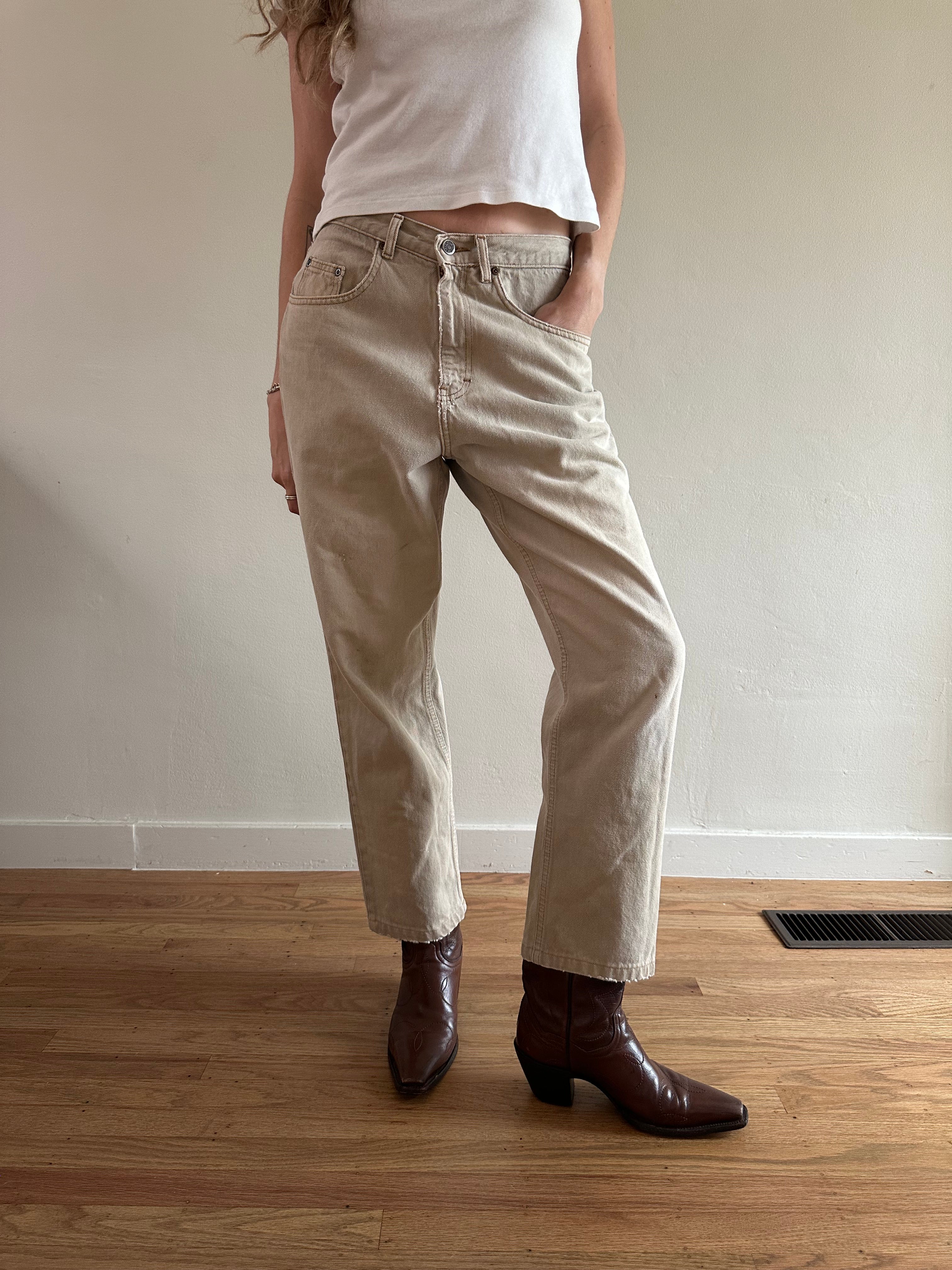 Loose-Fit Cotton Denim