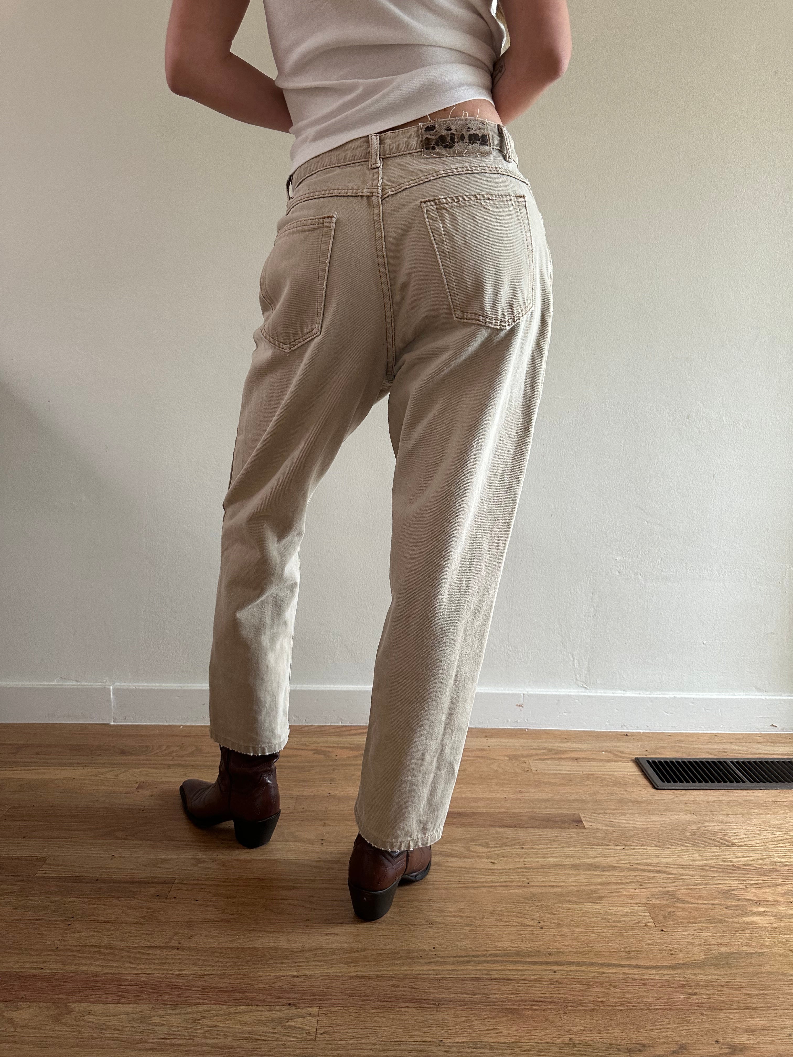 Loose-Fit Cotton Denim