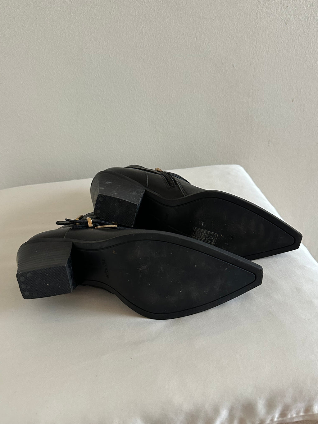 Dolce Vita Leather Western Booties