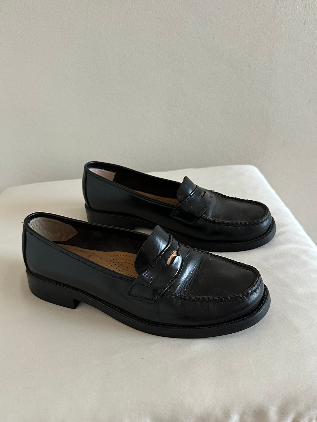 G.H. Bass Leather Penny Loafers