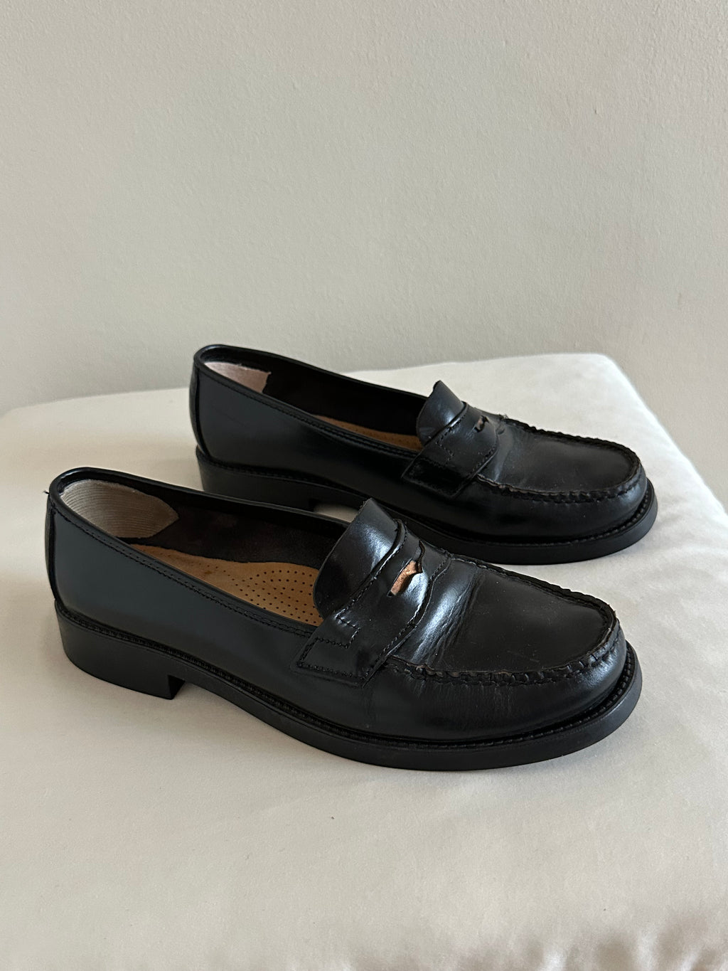 G.H. Bass Leather Penny Loafers