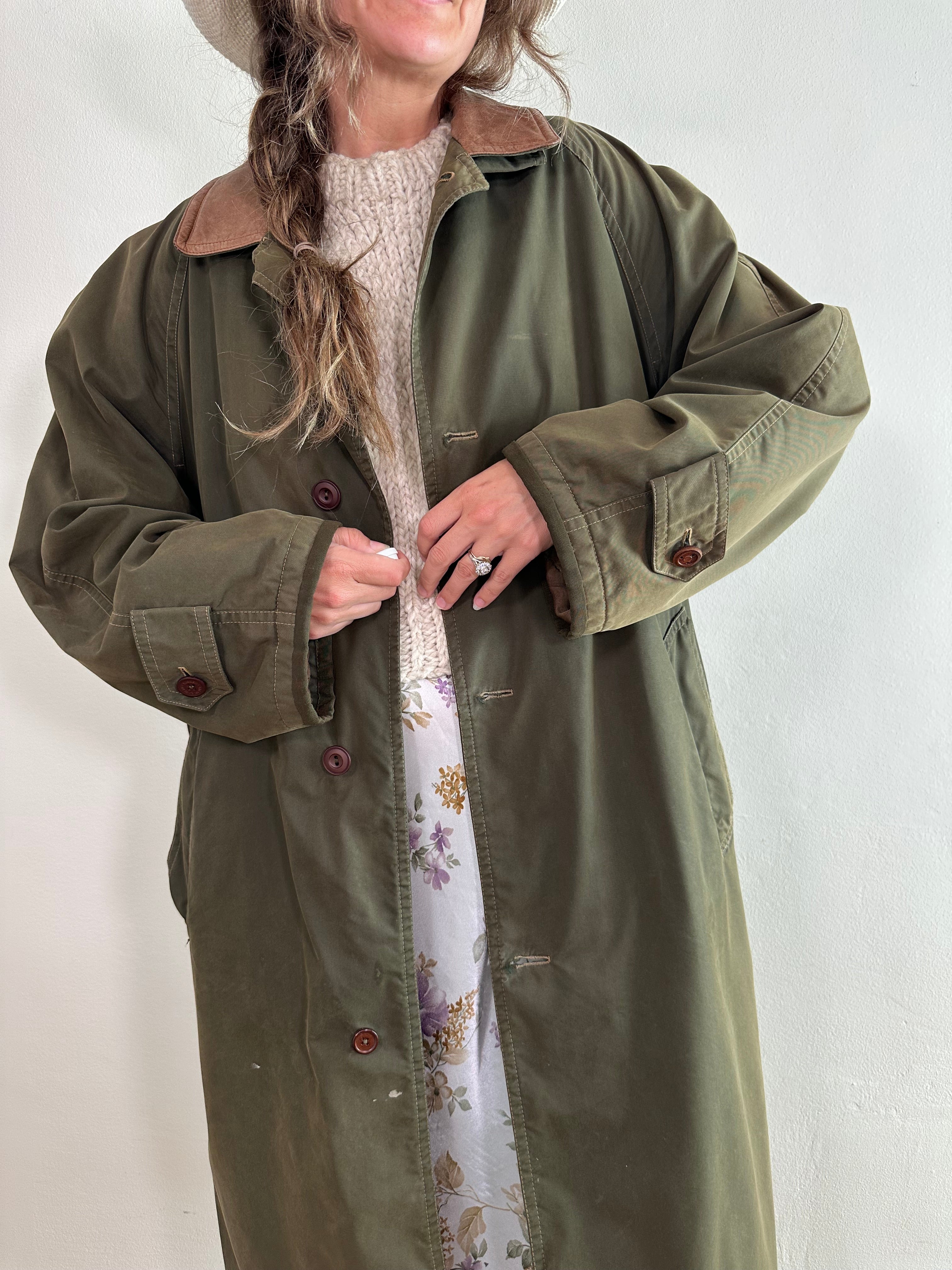 Henry Cottons Green Fisherman Chore Coat