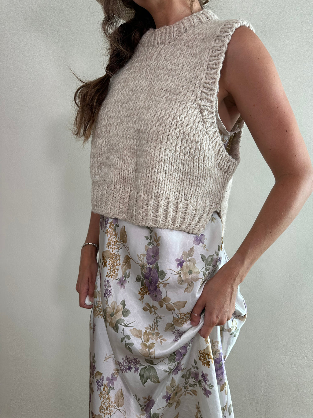 Handmade Knit Layering Tank