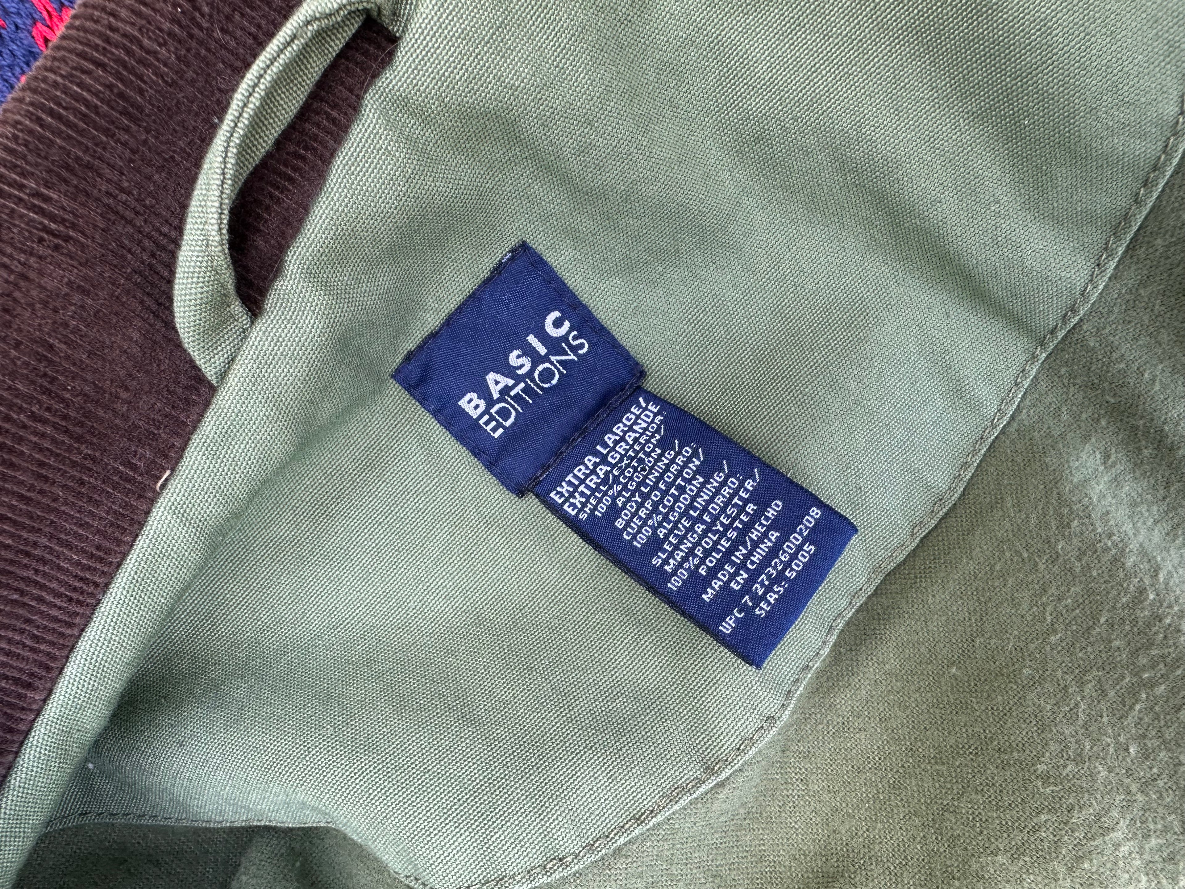 90s Green Cotton Chore Jacket