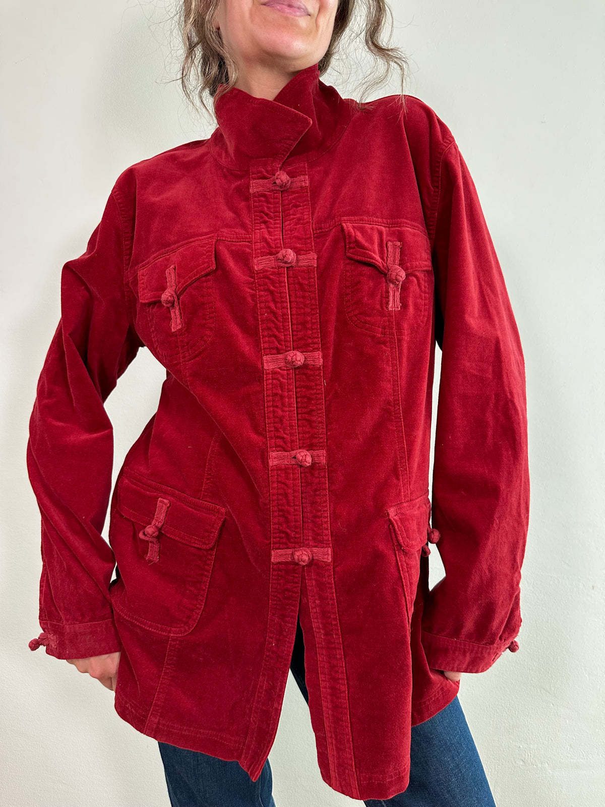 Velvet Western Tang Jacket