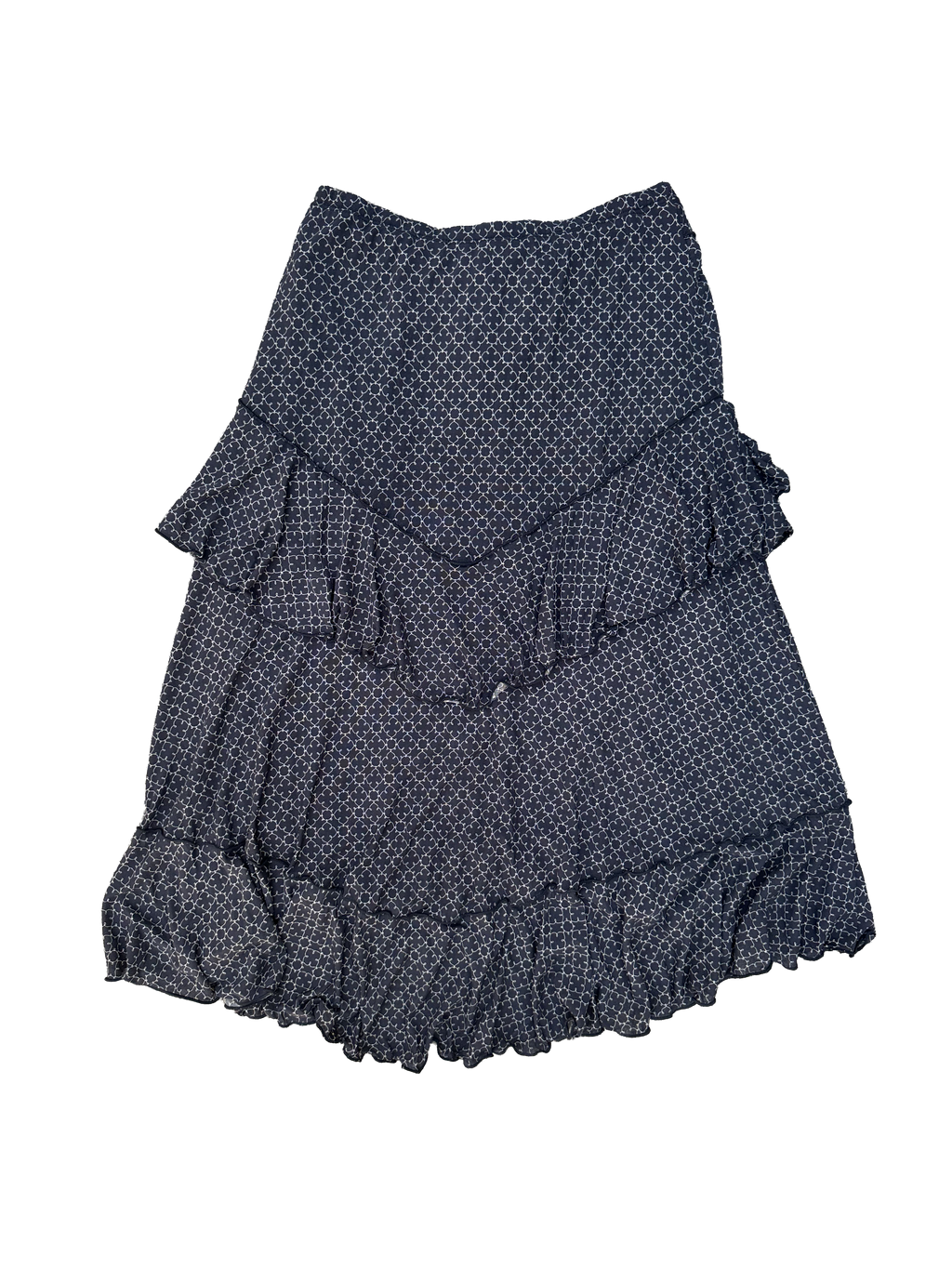 Tiered Mesh Western Skirt