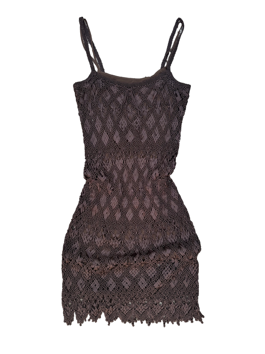 Ralph Lauren Black Label Crochet Sheath Dress