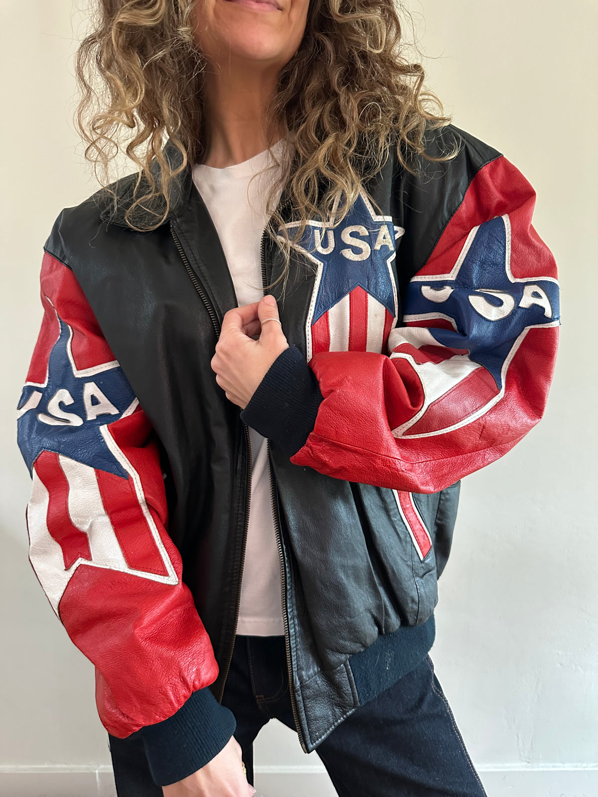 Michael Hoban WHEREMI USA Leather Jacket