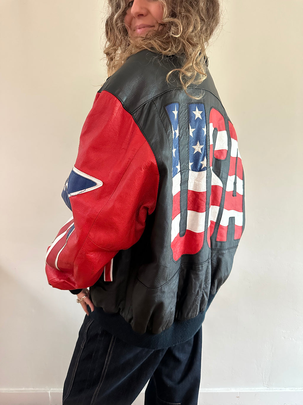 Michael Hoban WHEREMI USA Leather Jacket