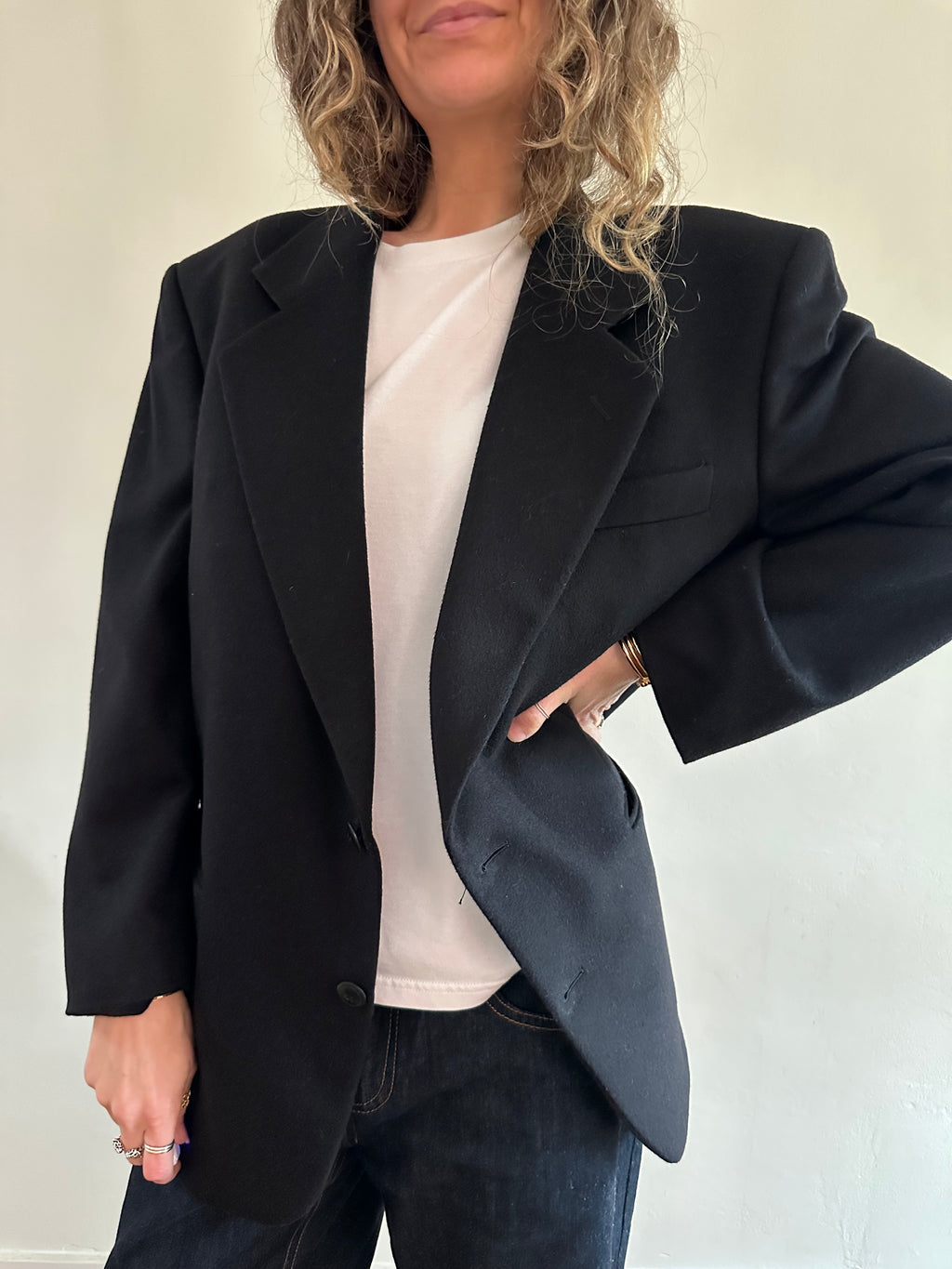 Lan. De Casentino Italian Wool & Cashmere Blazer