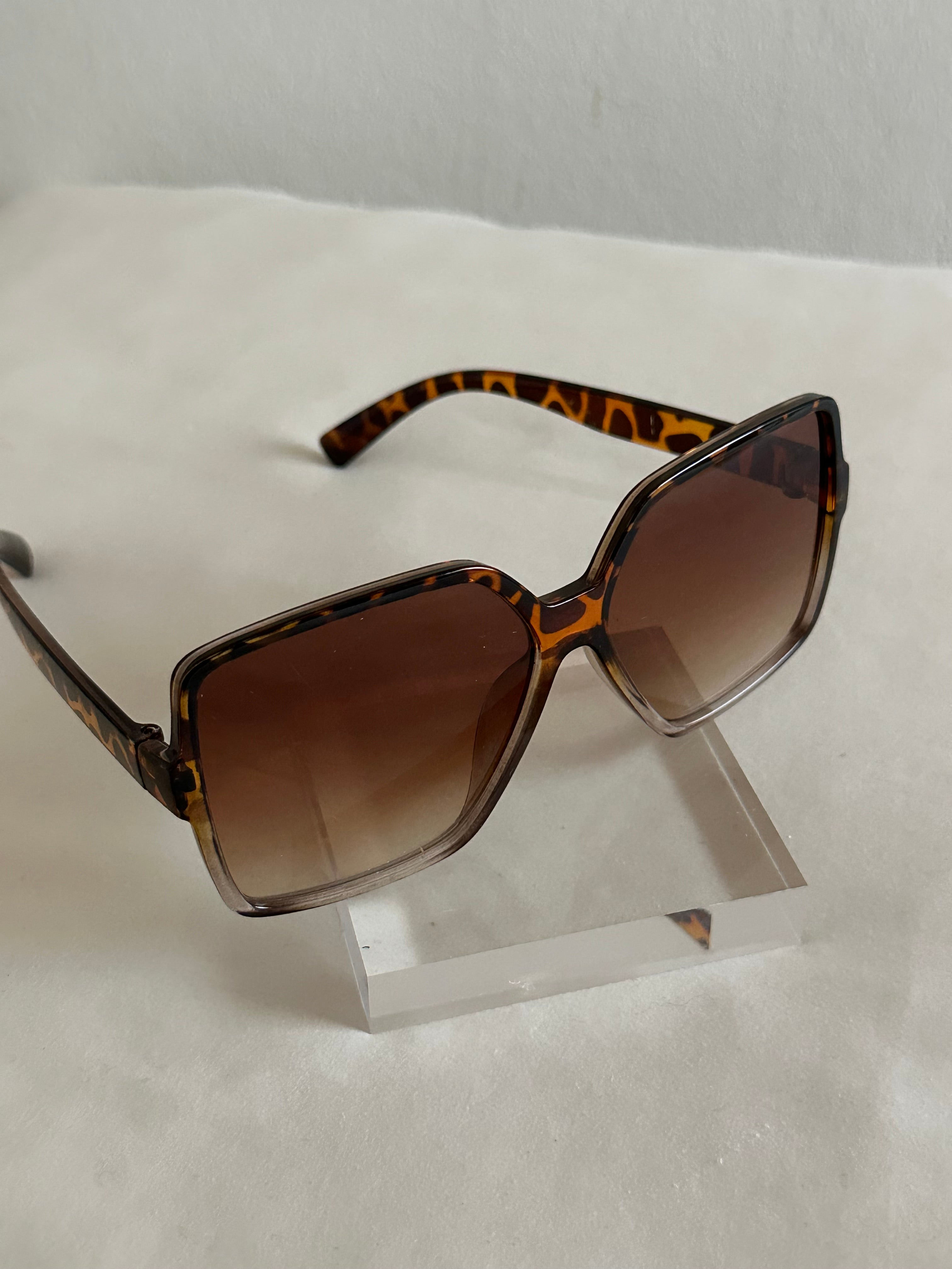 Tortoiseshell Square Sunglasses