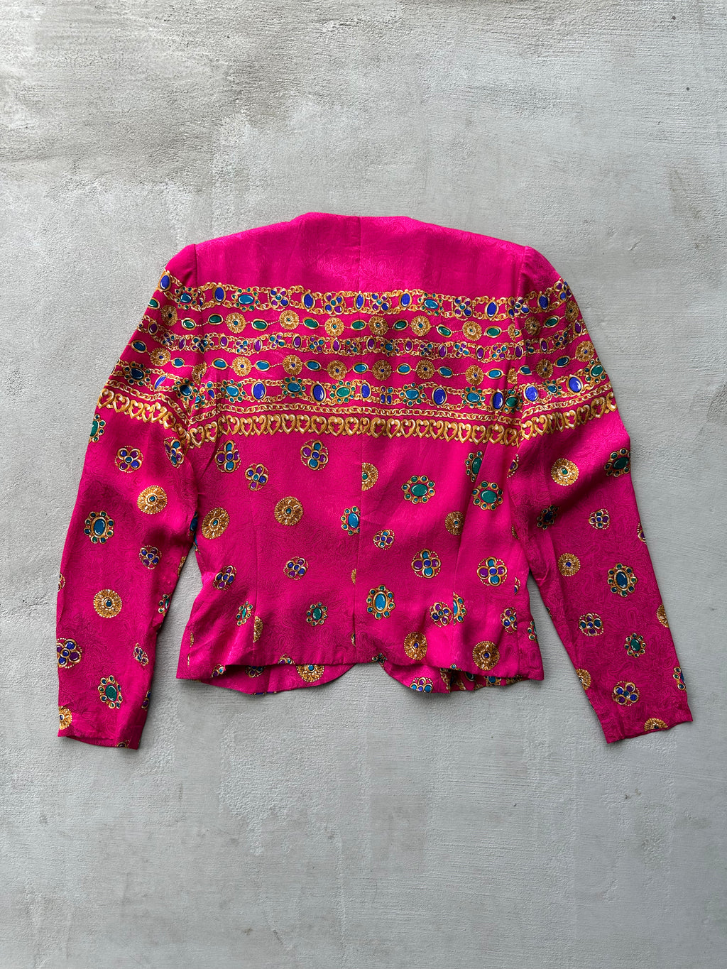 Adrianna Pappél Silk Gemstones Jacket